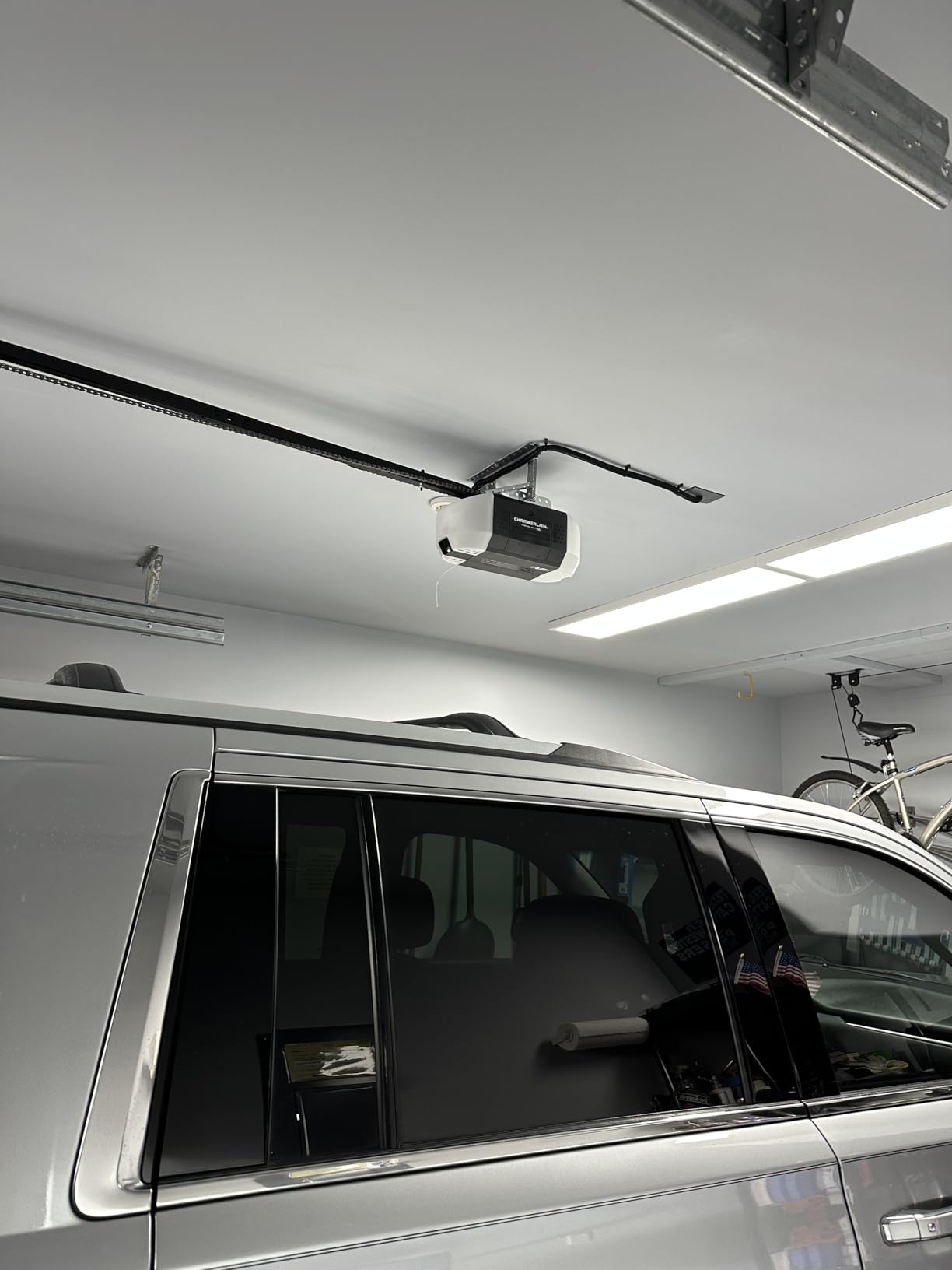 Chamberlain C2405 MYQ Smart Garage Door Opener, Chain Drive, 1/2-HP Motor, Dual Light - Quantity 1 customer photo 1