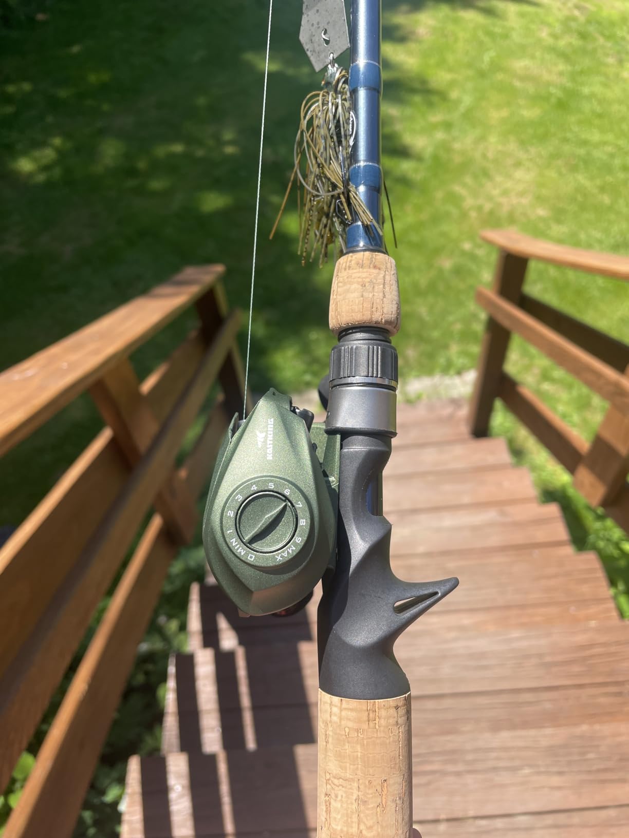 KastKing Spartacus II Baitcasting Fishing Reel, 6oz Ultralight Baitcaster Reel, Super Smooth with 17.6 LB Carbon Fiber Drag, 7.2:1 Gear Ratio, 39mm Palm Perfect Lower Profile Design customer photo 2