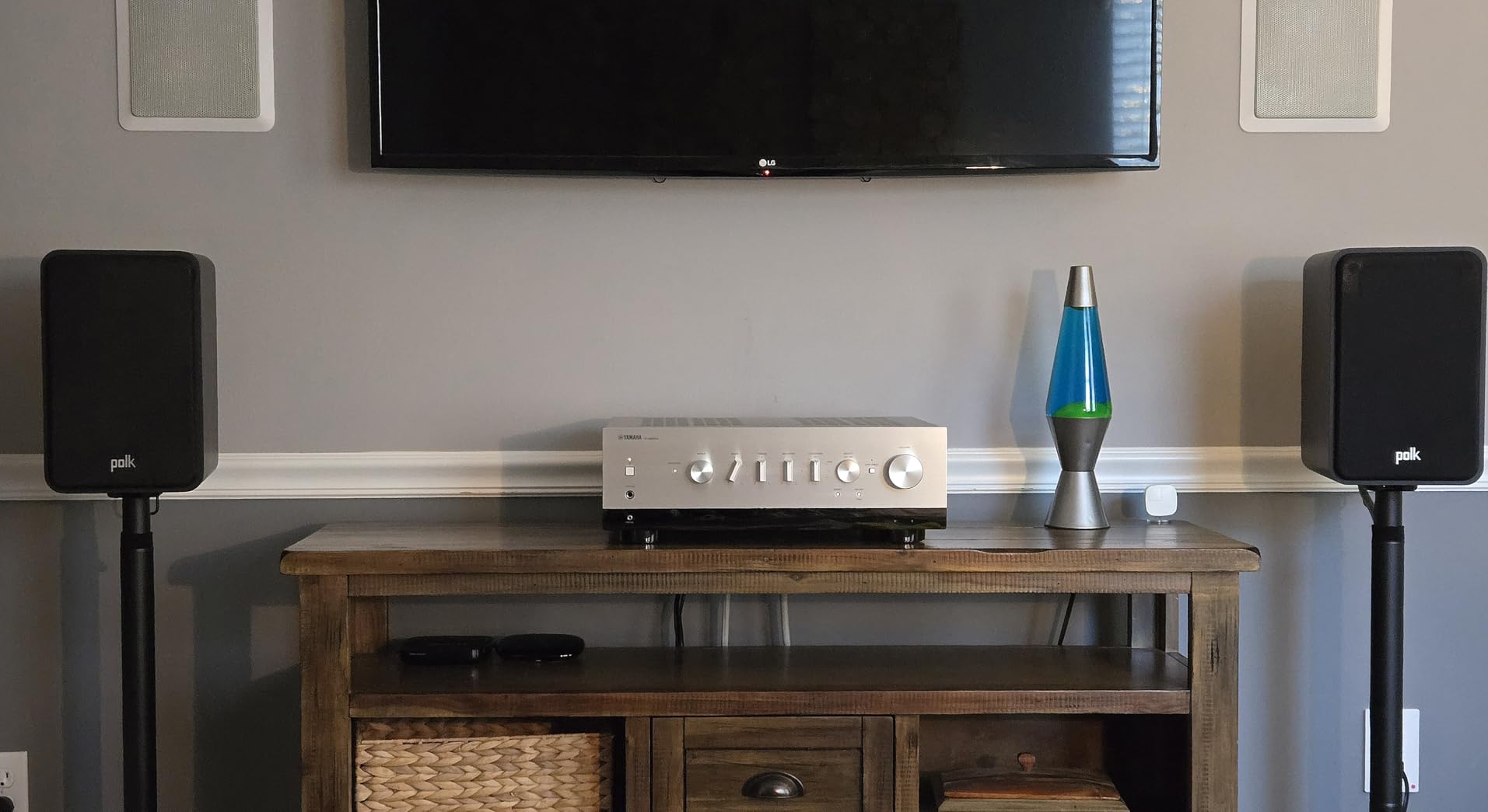 Polk Signature Elite ES15 Surround Sound Speakers - Hi-Res Audio Certified, Dolby Atmos & DTS:X Compatible, 1