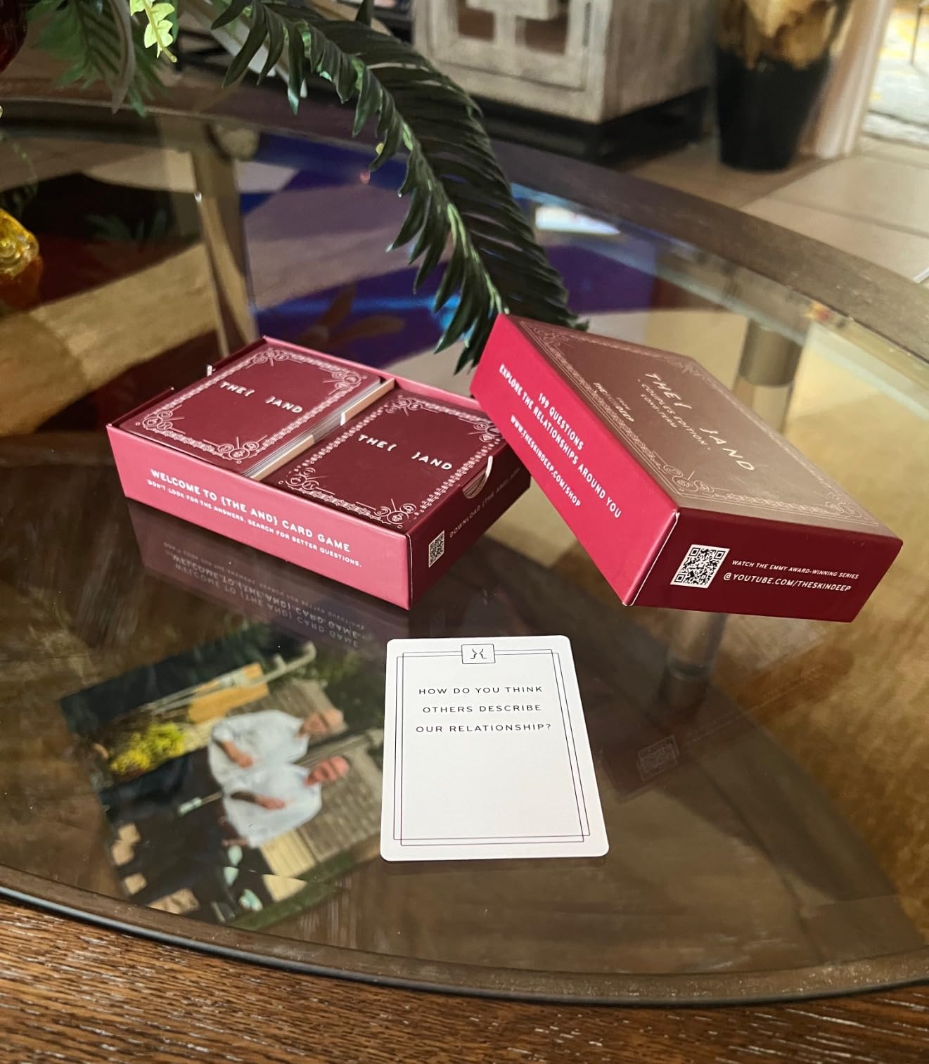 {THE AND} Long Term Couples Edition - 199 Meaningful Conversation Cards for Couples - Questions to Reconnect & Deepen Relationships - Couples Card Game to Reflect & Rediscover Love by The Skin Deep customer photo 1