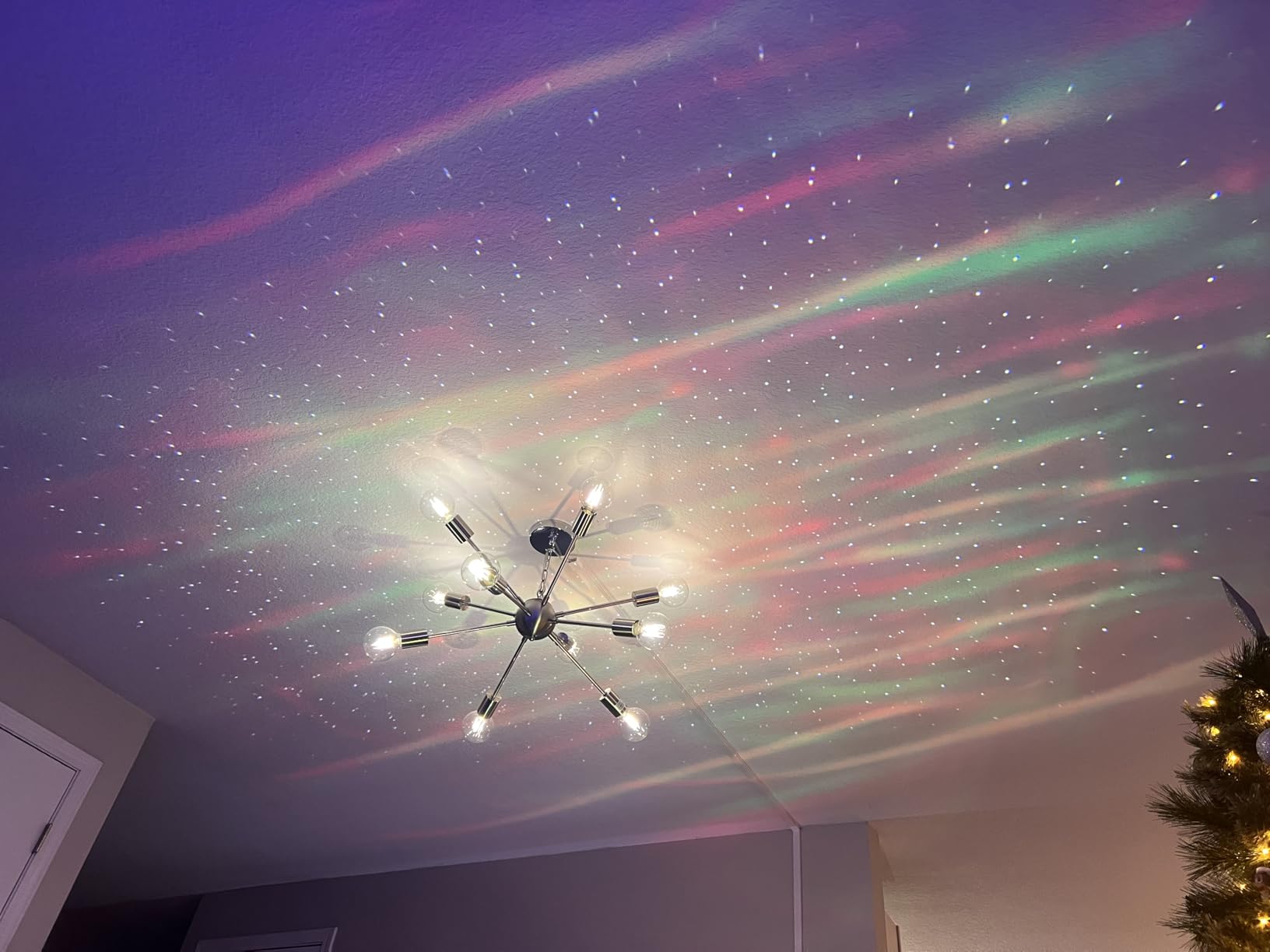 Rossetta Star Projector, Galaxy Projector for Bedroom Nebula Night Light Projector with White Noise, Bluetooth Speaker, Timer and Remote, Room Decor, Gifts for Kids, Adults, Birthday, Party, Easter customer photo 1
