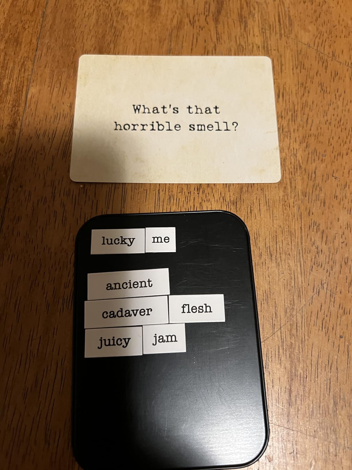 Ransom Notes - The Ridiculous Word Magnet Party Game, 3+ Players customer photo 2