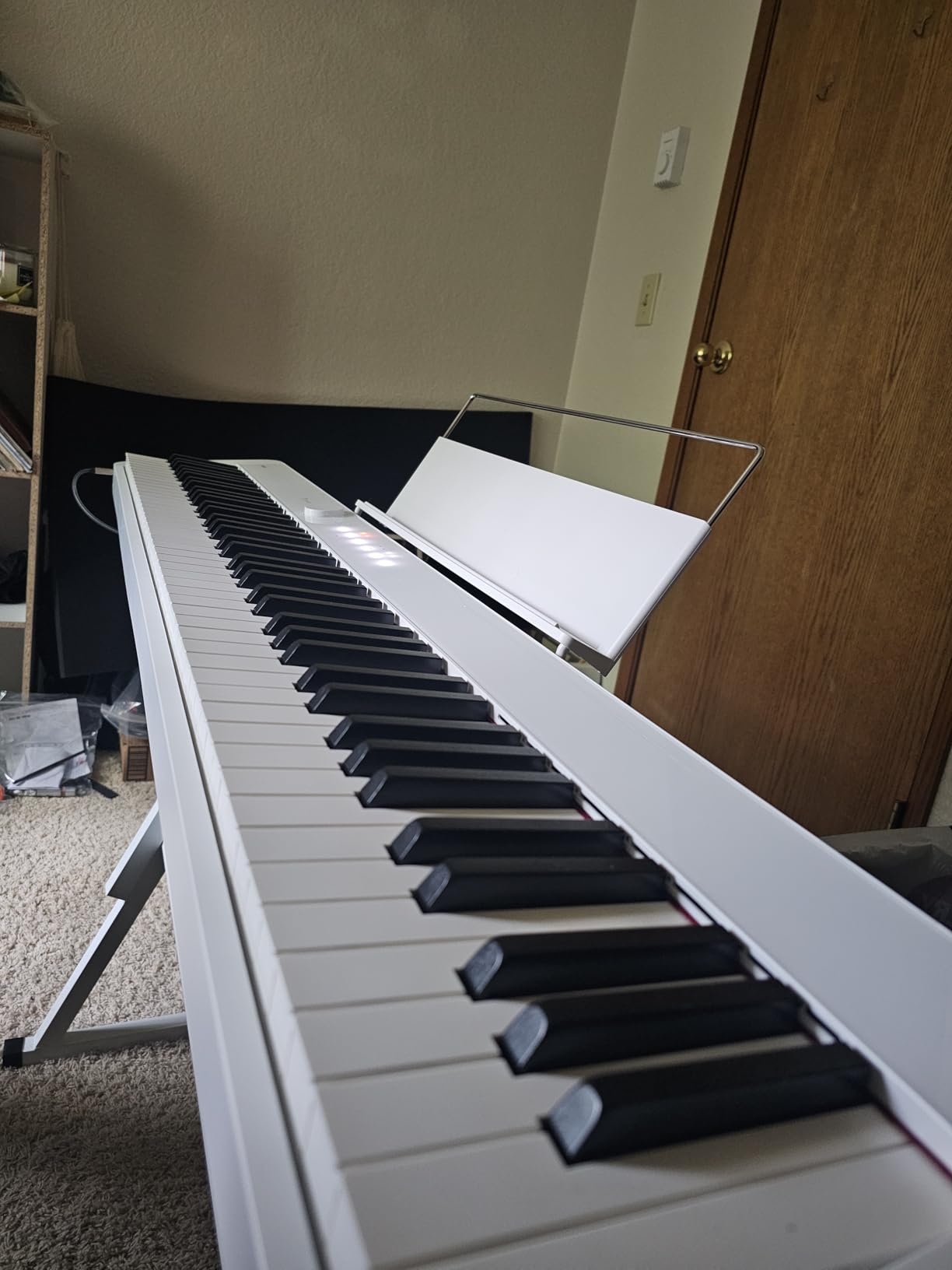 Privia PX-S1100 - 88-Key Touch-Responsive Weighted Digital Piano | Ultra-Portable | Superior Sound | German Grand Tone, Bluetooth, Casio Music Space App | Gloss Black Finish customer photo 1