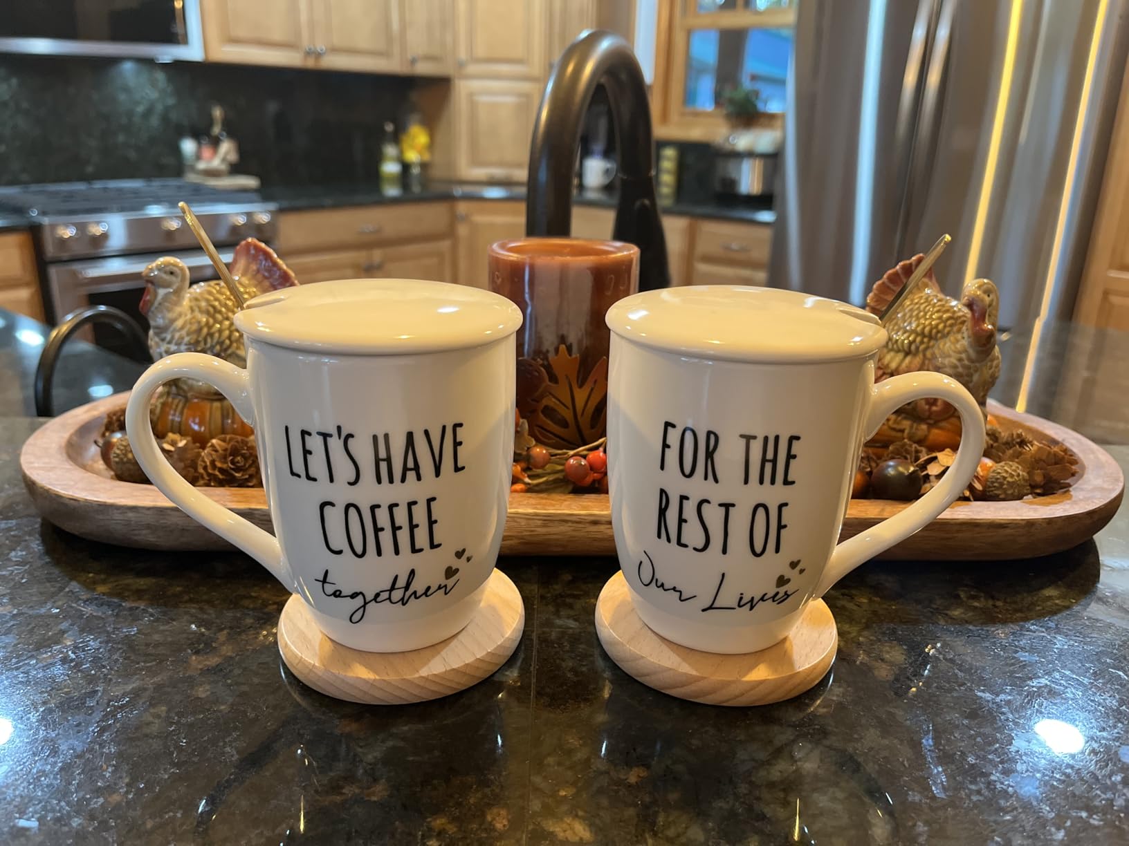 AW BRIDAL Ceramic Engagement Gifts For Couples Newly Engaged Unique Coffee Mugs Set Of 2, 12 Oz| Bachelorette Bridal Shower Gift For Bride, Anniversary Wedding Gifts For Couple Housewarming Gift Ideas customer photo 1