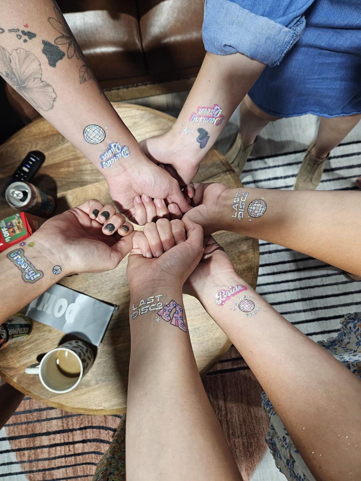 xo, Fetti Last Disco Temporary Tattoos - 48 Foil Styles | Bachelorette Party Decoration, Bridesmaid Favor Bride to Be Gift + Bridal Shower Supplies customer photo 1