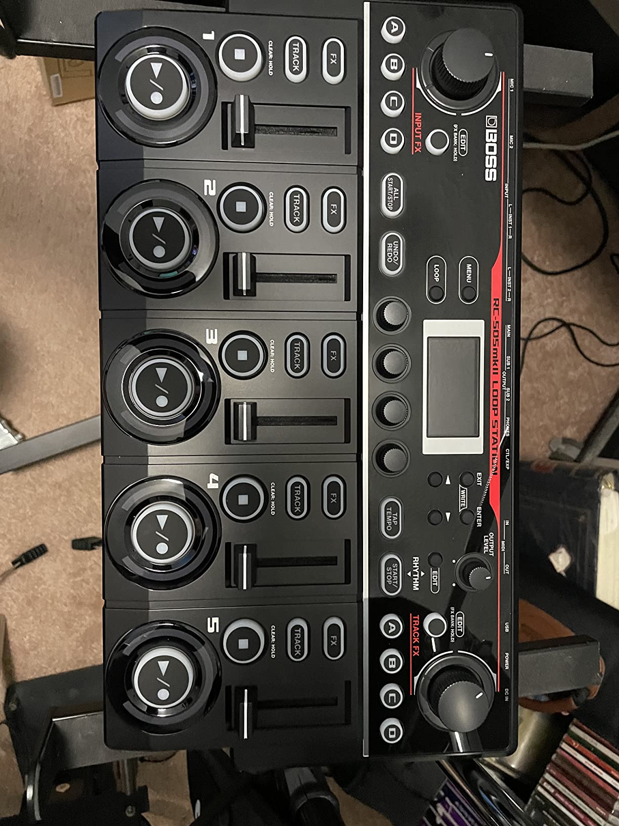 BOSS RC-505mkII Loop Station | Industry-Standard Tabletop Looper, Updated & Enhanced | 5 Simultaneous Stereo Phrase Tracks | Massive Onboard Effects Selection customer photo 1
