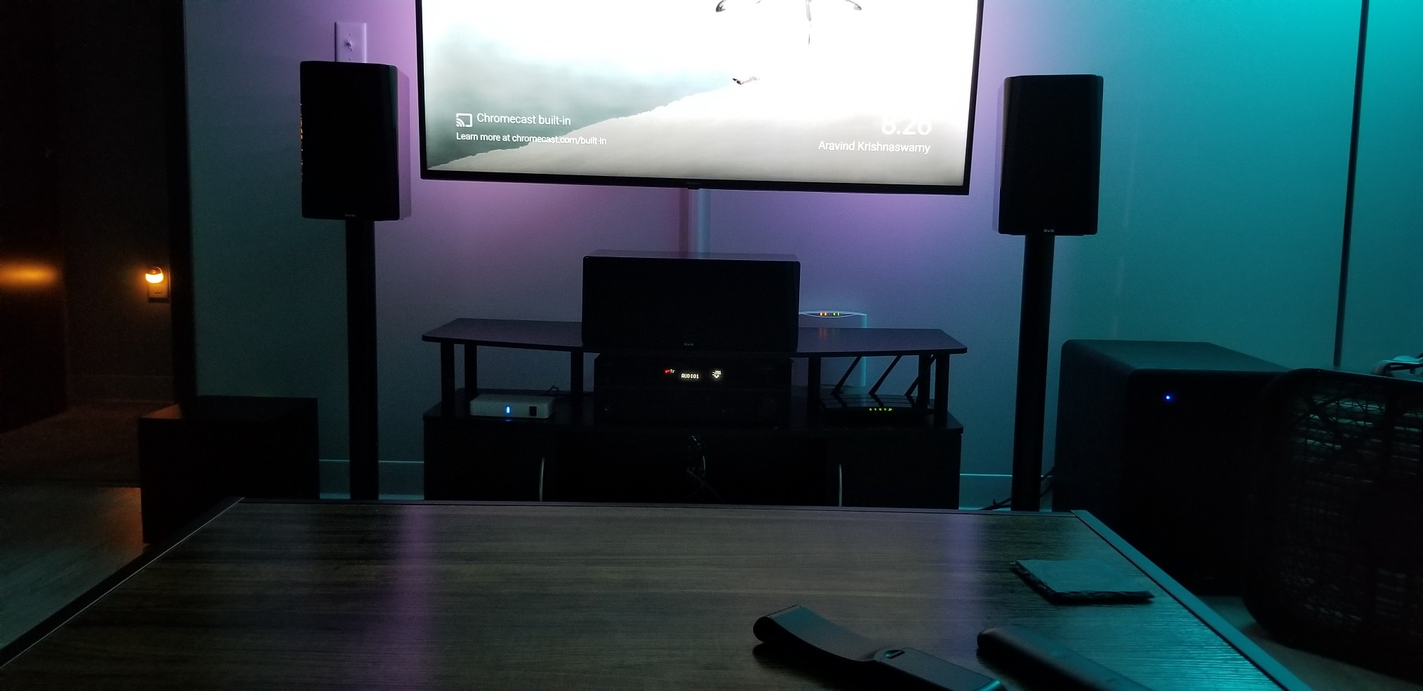 DYNASTY PROAUDIO WSA-5RP Wireless Rear Speaker Kit with Built-in Amplifier - 5.2/5.8GHz Dual Band, 106 RF Channels Anti-Interference, 2x50W Class-D Power, 100ft Range -for Home Theater Surround Sound customer photo 1