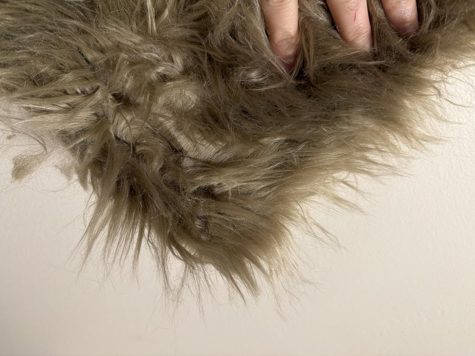 Latepis White Faux Fur Sheepskin Rug 4x6 for Living Room, Fuzzy Rugs Fluffy Washable Rug for Bedroom, Playroom, Luxury Room Decor, Rectangle customer photo 1