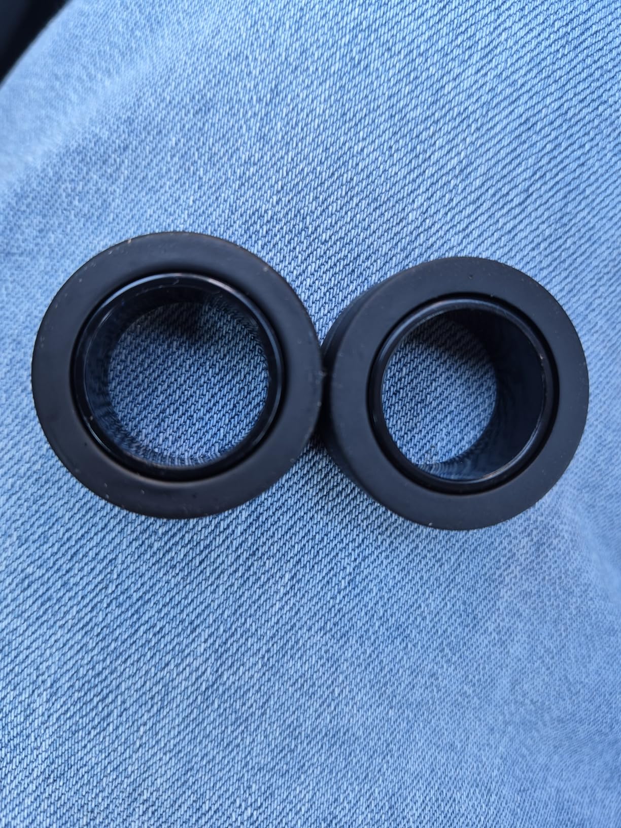 BunMo Adult Easter Basket Stuffers - Fidget Rings - Black Magnetic Rings - Improved N45 Magnets, BPA-Free - Quiet Fidget Toy for Adults & Teens - Boys Easter Basket Stuffers customer photo 1