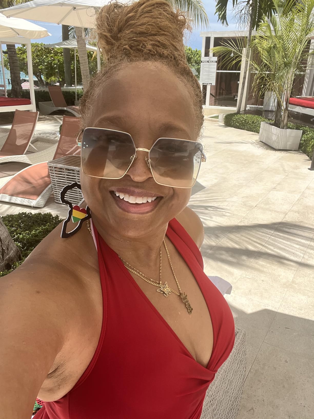 SOJOS Trendy Square Sunglasses Womens Big Oversized Designer Style UV Protection Sunnies Shades Lunettes de Soleil SJ1170 customer photo 2