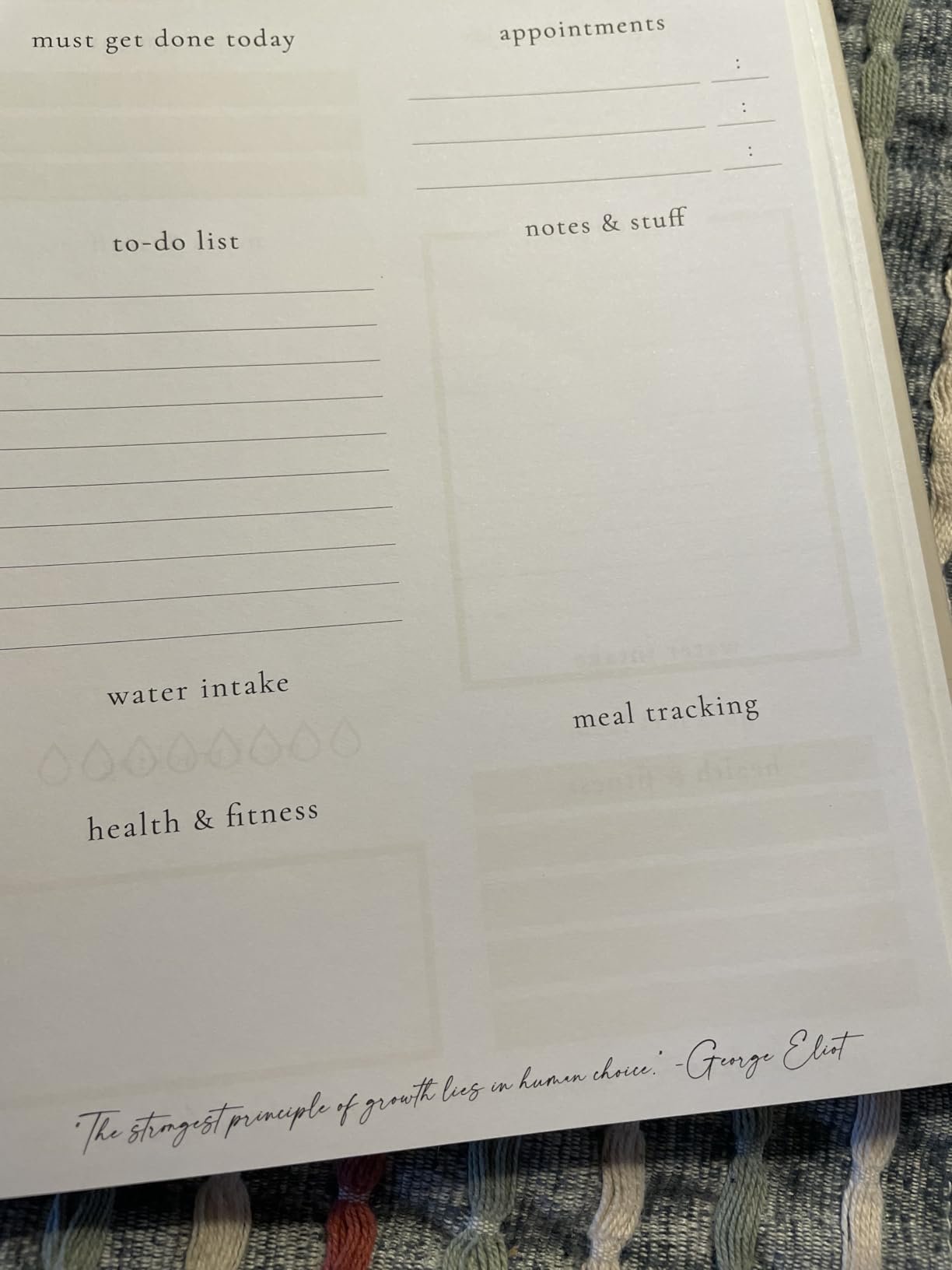 Beautiful To Do List Notebook - Aesthetic Daily Planner to Easily Organize Your Tasks And Boost Productivity - Stylish Undated ADHD Planner Gift and The Perfect School or Office Supplies For Women customer photo 1