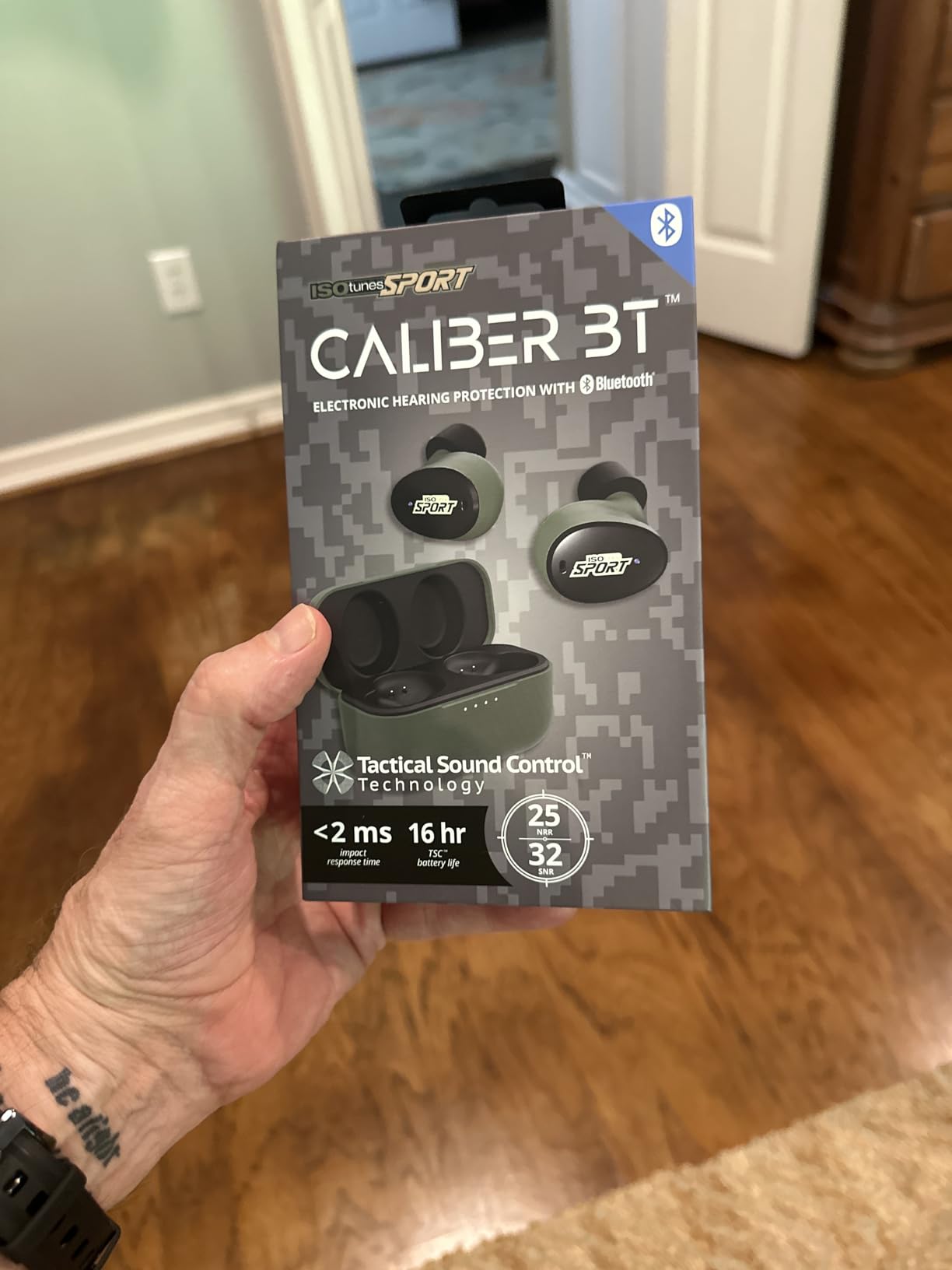 ISOtunes Sport Caliber BT Shooting Ear Protection for Gun Range - Bluetooth Hearing Protection, 25 dB NRR customer photo 1