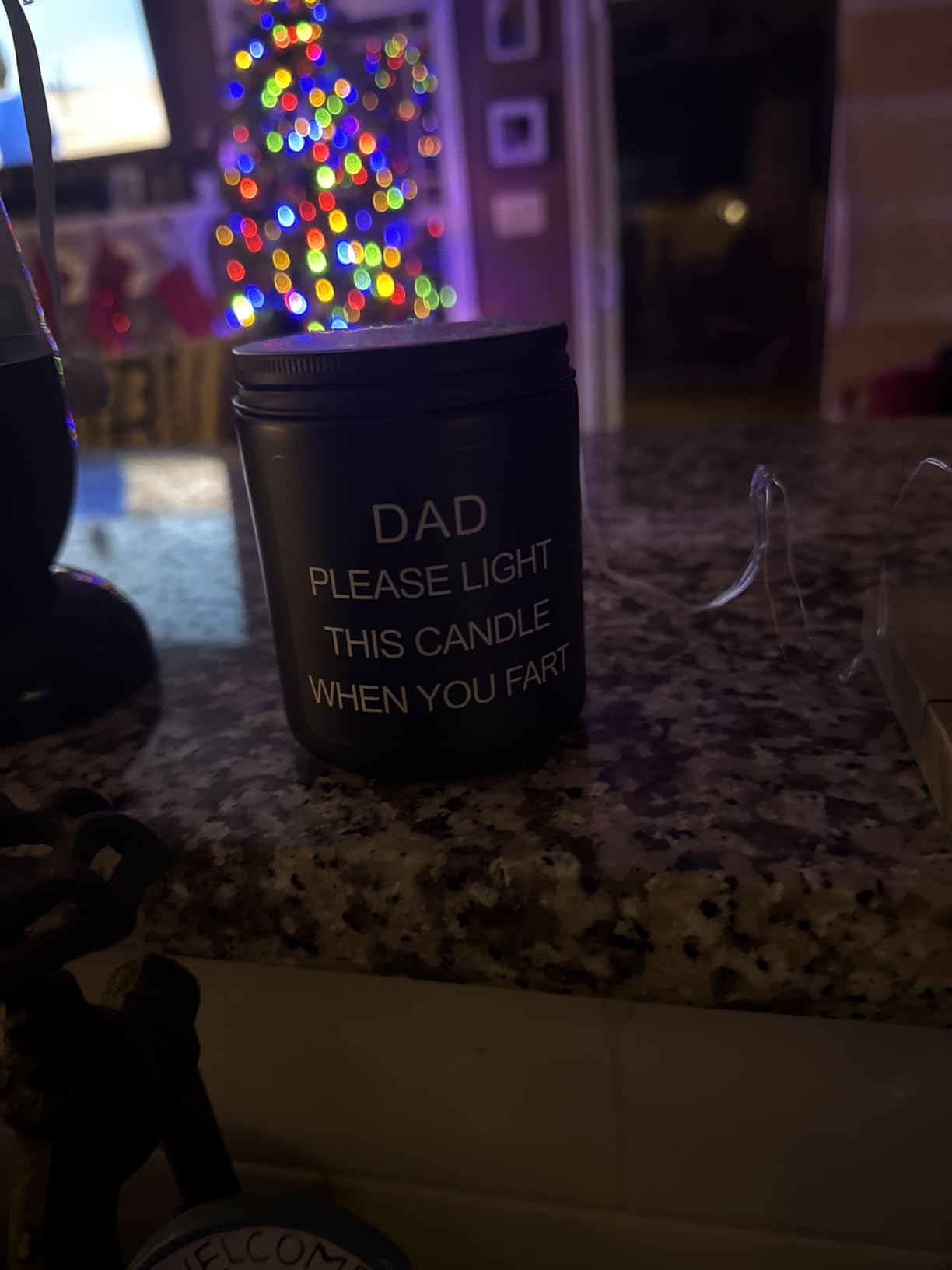 Homsolver Gifts for Dad, Fathers Day Christmas Birthday Dad Gifts from Daughter Son - Sandalwood Scented Candle (7OZ) customer photo 1