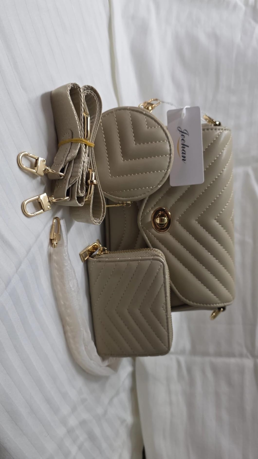 Quilted Crossbody Bags for women Designer Shoulder Handbags Small Purse customer photo 1