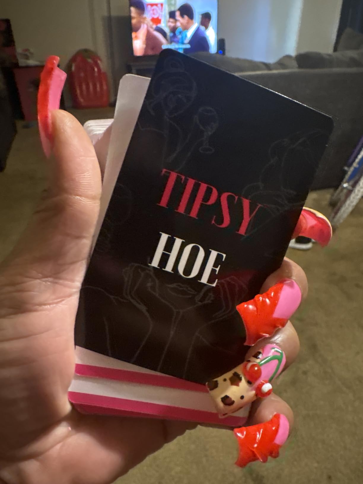 Tipsyhoe : a Girls Night Game - Bachelorette Night Game - Bachelorette Party Game - Drinking Games - Party Game - a Drinking card game customer photo 1