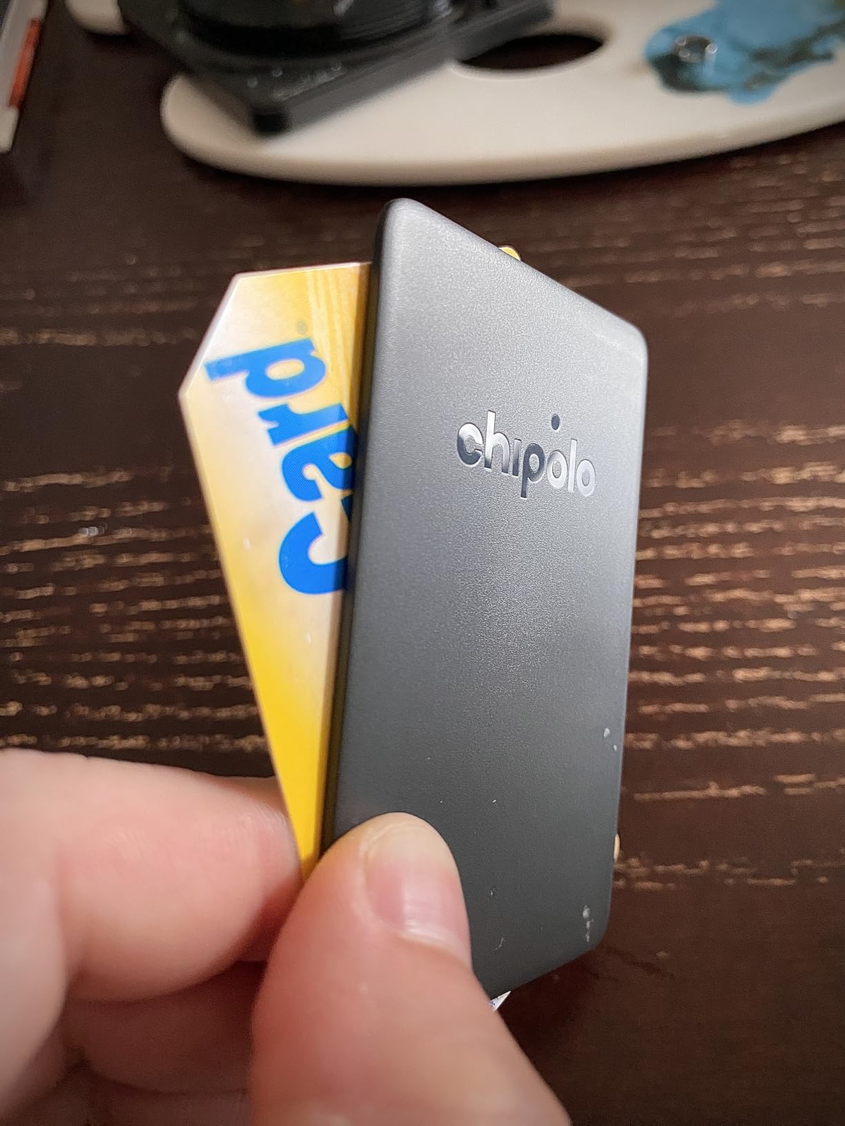 Chipolo CARD Spot - Wallet Tracker, Bluetooth Finder for Wallet, Passports - Works with The Apple Find My app (iOS ONLY) customer photo 1