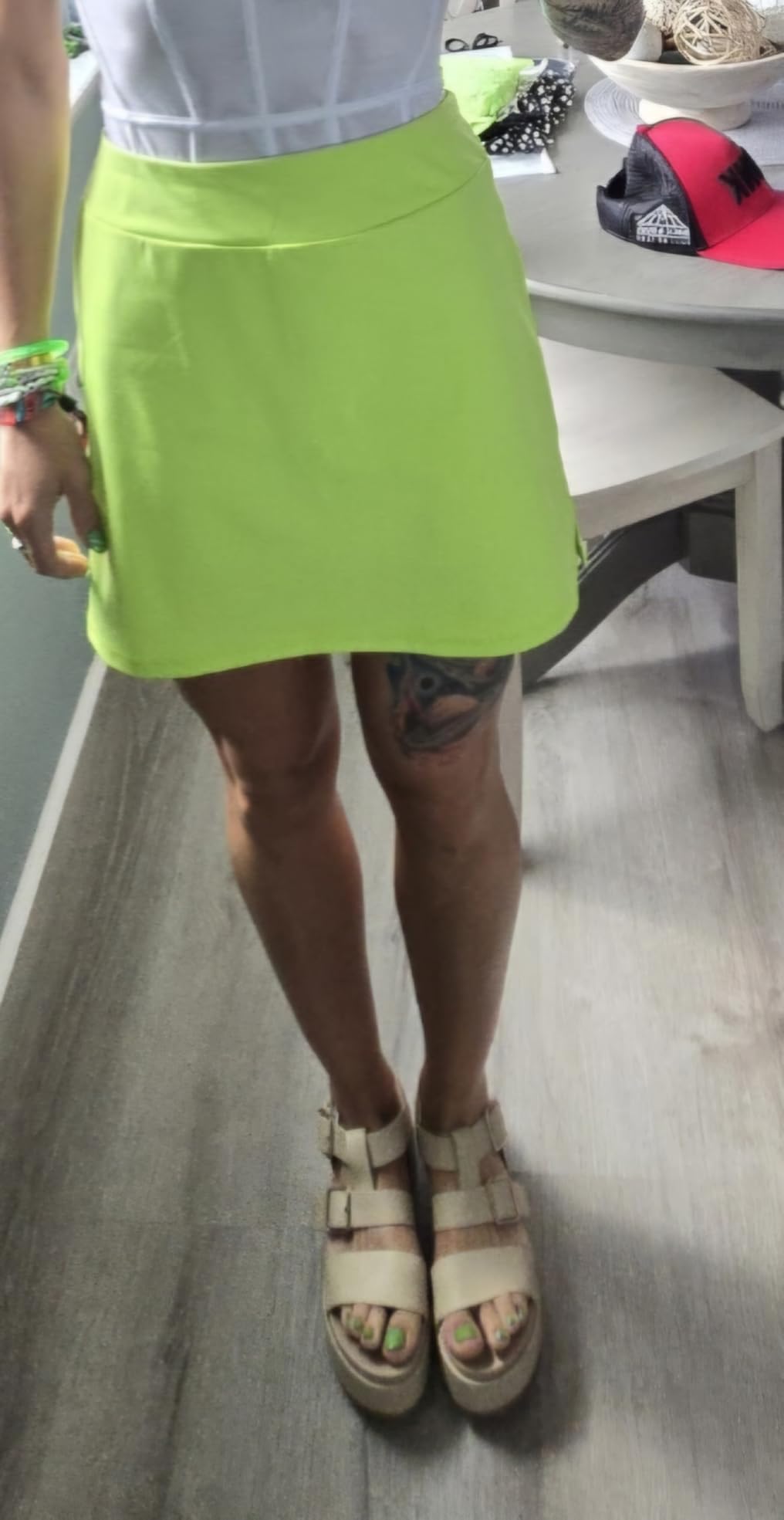 Tennis Skirts for Women Golf Athletic Activewear Skorts Mini Summer Workout Running Shorts with Pockets customer photo 2