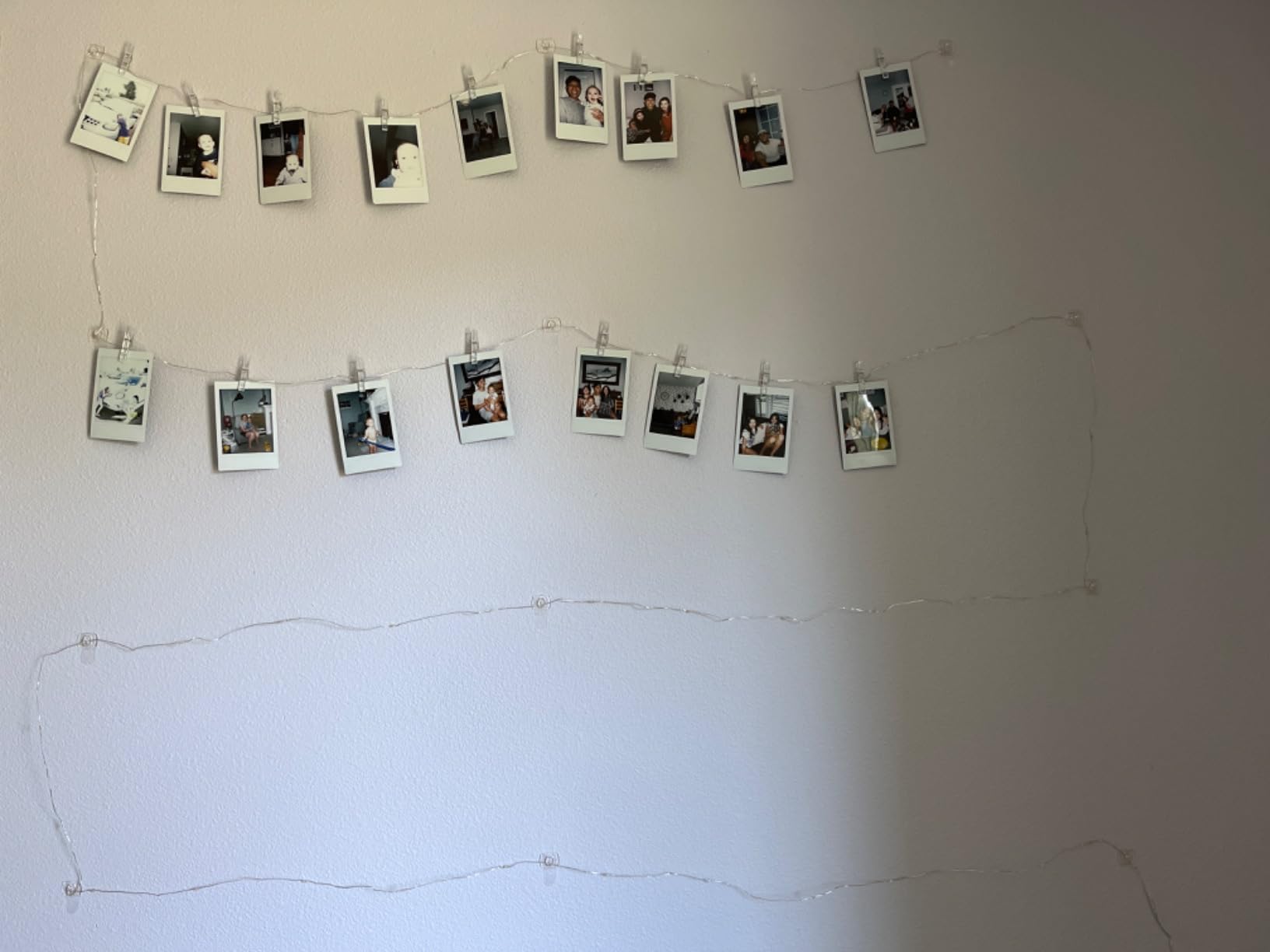 Photo Clips String Light, Fairy Lights with 51 Clear Clips, Battery Operated String Lights with Clips for Pictures, Room Decorations for Dorm Wall Bedroom customer photo 1