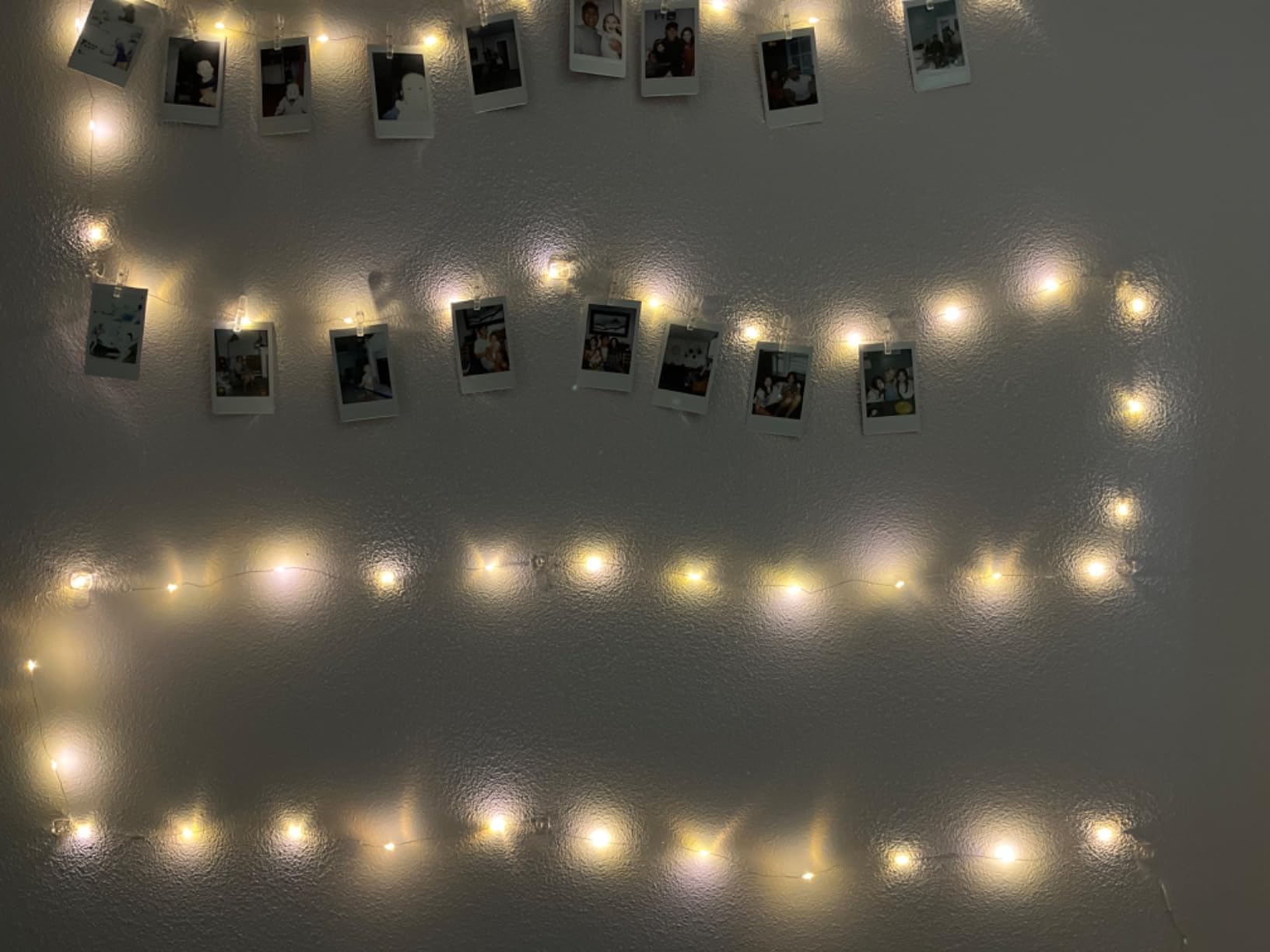 Photo Clips String Light, Fairy Lights with 51 Clear Clips, Battery Operated String Lights with Clips for Pictures, Room Decorations for Dorm Wall Bedroom customer photo 2