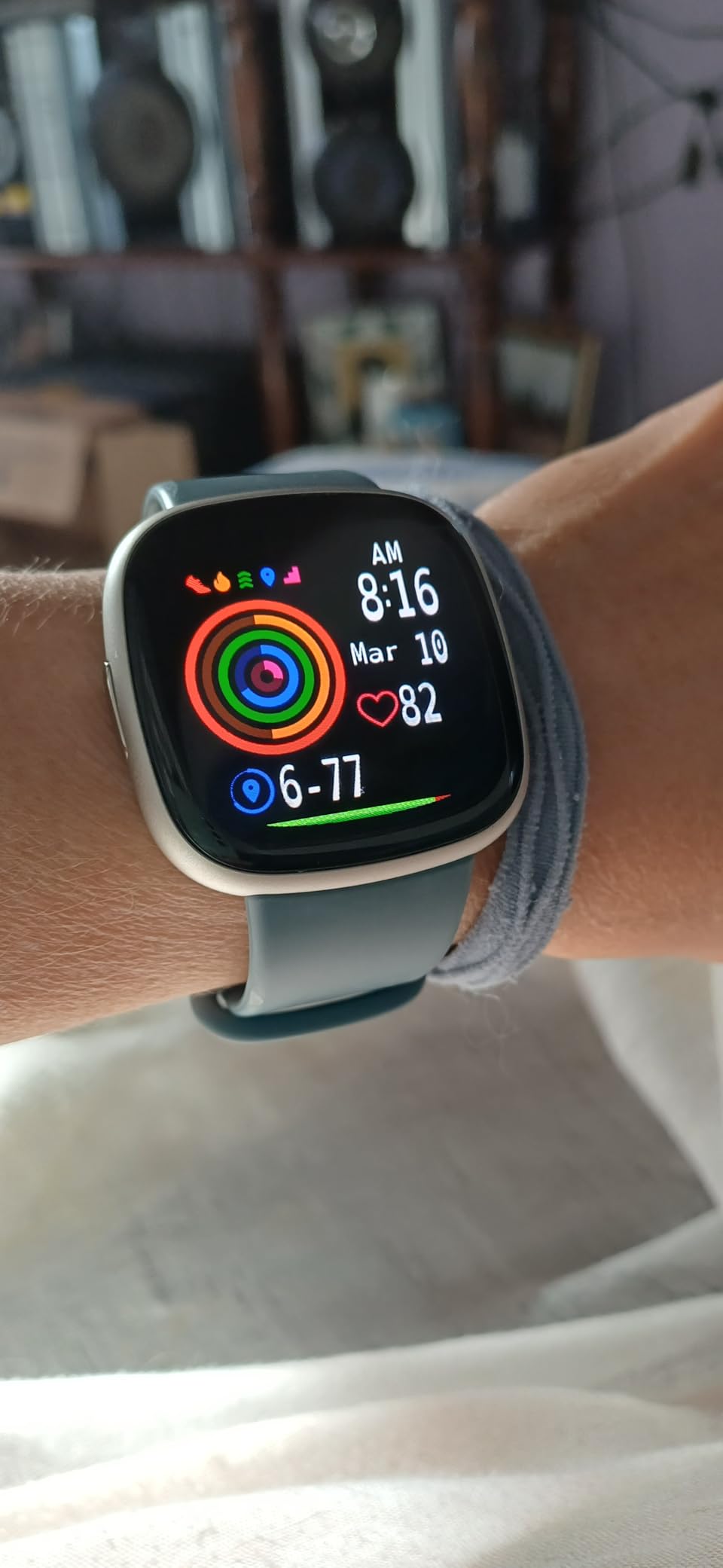 Fitbit Versa 4 Fitness Smartwatch with Daily Readiness - 3-Month Google Health Premium Membership Included - GPS, 24/7 Heart Rate, 40+ Exercise Modes, Sleep Tracking - Black/Graphite customer photo 2