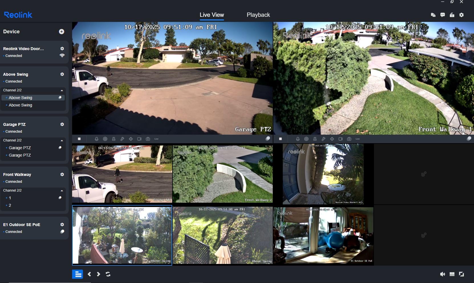 REOLINK 4K PTZ Security Camera System, IP PoE 360° with Dual-Lens, Auto 6X Hybrid Zoom, 355 Pan & 90 Tilt, Outdoor Surveillance, AI Detection, TrackMix PoE customer photo 1