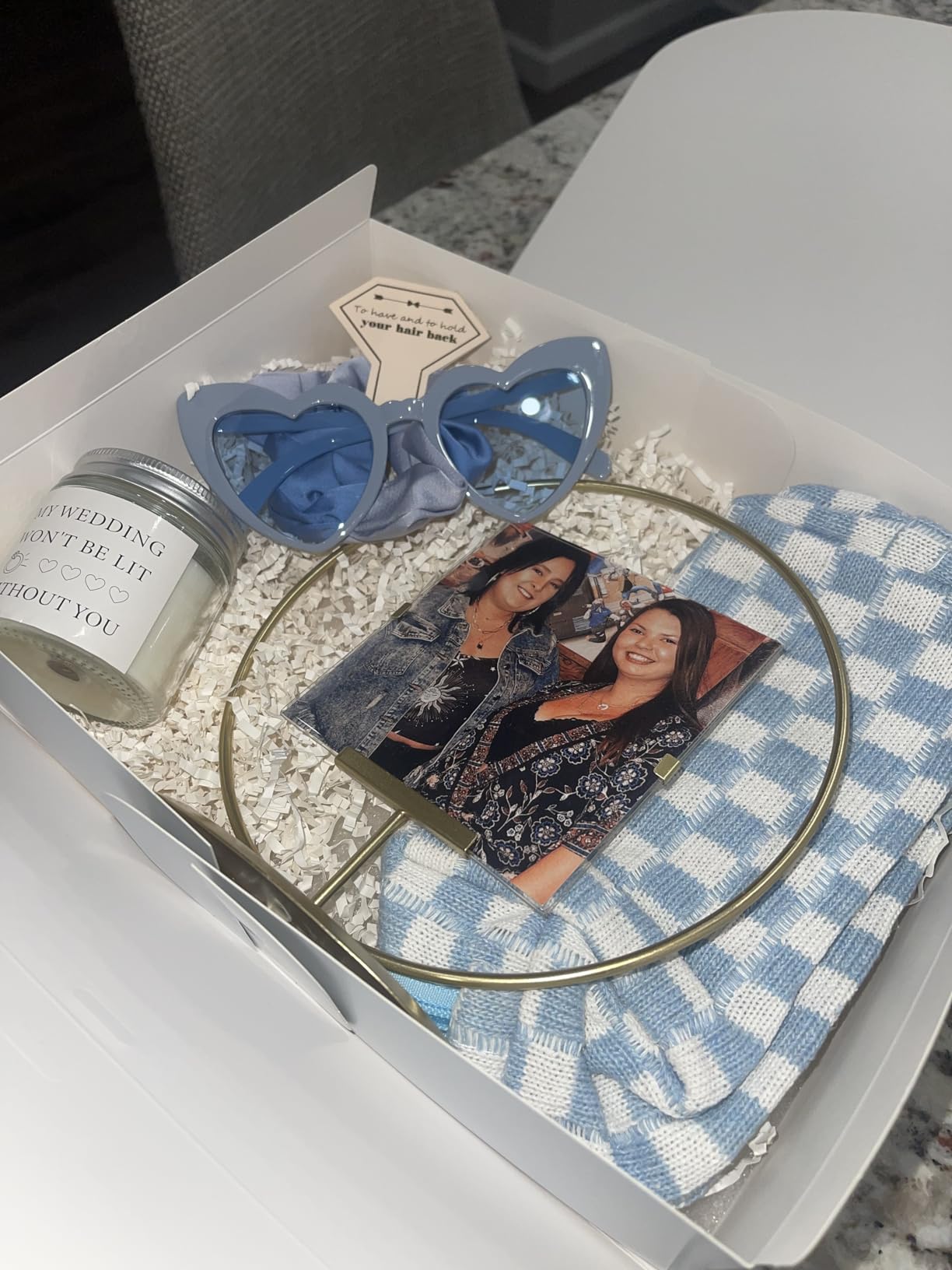 Marspark 8 Pack Blue Bridesmaid Proposal Gift Boxes with Ribbon 7.87 x 10.6 Inch Will You Be My Maid of Honor Bridesmaid Boxes for Wedding Bridal Shower Packaging Supplies Birthday Party Favors customer photo 2
