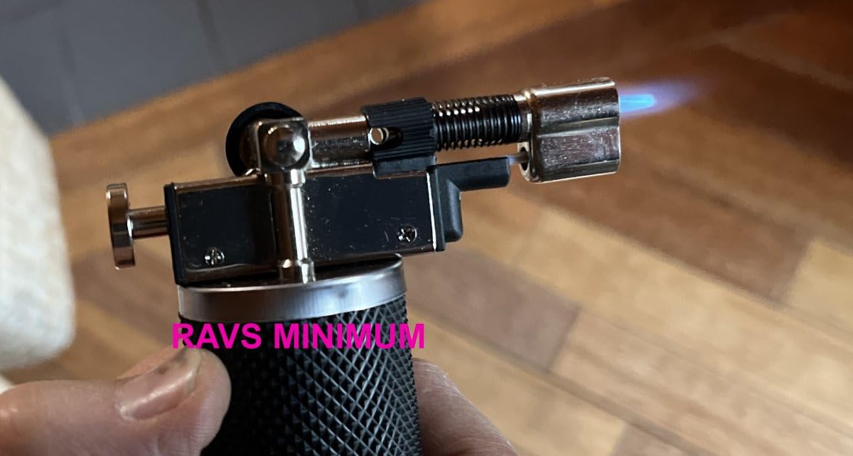 RAVS Butane Torch Lighter, DUAL Flame Mode Kitchen Torch, Refillable Cooking Torch Gun, Creme Brulee Torch Lighter, Blow Torch for Cooking, Welding, Mini Torch Soldering Torch customer photo 1