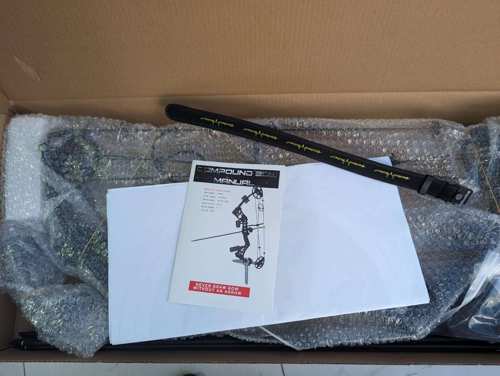 Compound Bow Set 15-45lbs for Pull Beginner and Teens Right Handed Adjustable 18-29 Draw Length, 320 FPS Speed, Hunting Bow Archery Set New 2024 customer photo 1