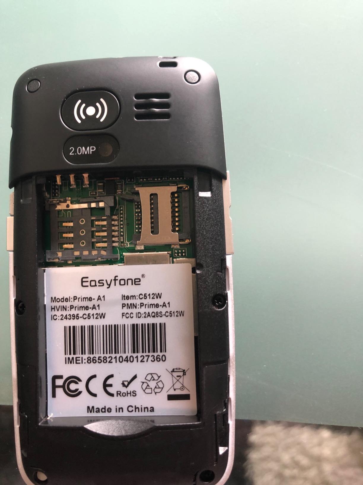 Easyfone T300 4G Easy-to-Use Flip Cell Phone, Big Buttons, Clear & Loud Sound, Hearing aid Compatible, SOS Button, SIM Card Included, Big Battery with an Easy Charging Dock (Black) customer photo 2
