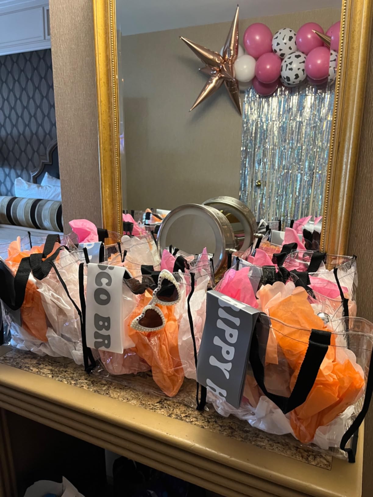 Last Disco Bachelorette Party Sashes - Includes Disco Bride Sash and 6 Disco Bachelorette Sashes for Groovy Bachelorette or 70s Bachelorette Party customer photo 1