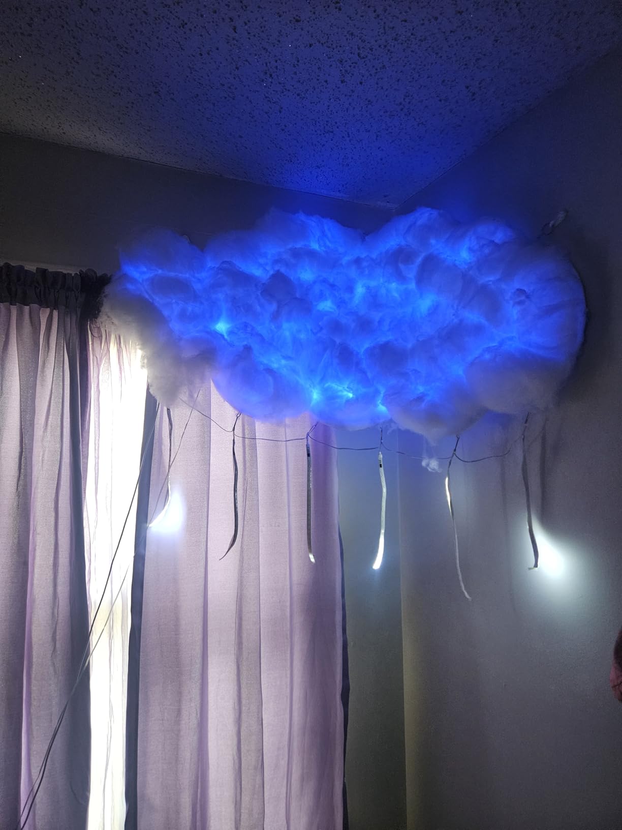 3.93Ft/1.2M Big Cloud Rain Lightning Kit customer photo 2