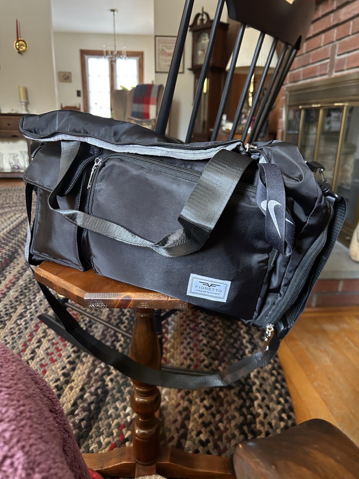 Women's Gym Duffle Bag with Shoes Compartment, 37L Capacity, Ideal for Travel, Gym, Sports, Duffel, Weekender customer photo 2