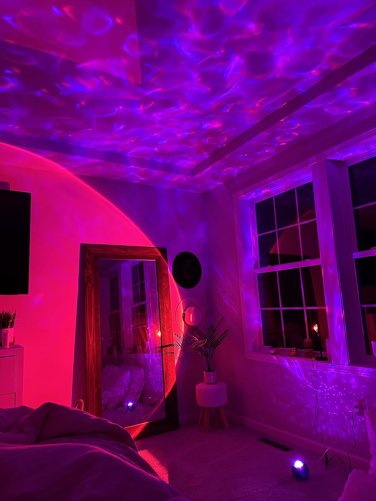 Galaxy Projector for Bedroom Gifts for Teen Boy Gifts, 20Colors Galaxy Light Projector, 15White Noise Led Lights HiFi Bluetooth Speaker,Remote&Timer Ceiling Projector Lights Trendy Stuff customer photo 2