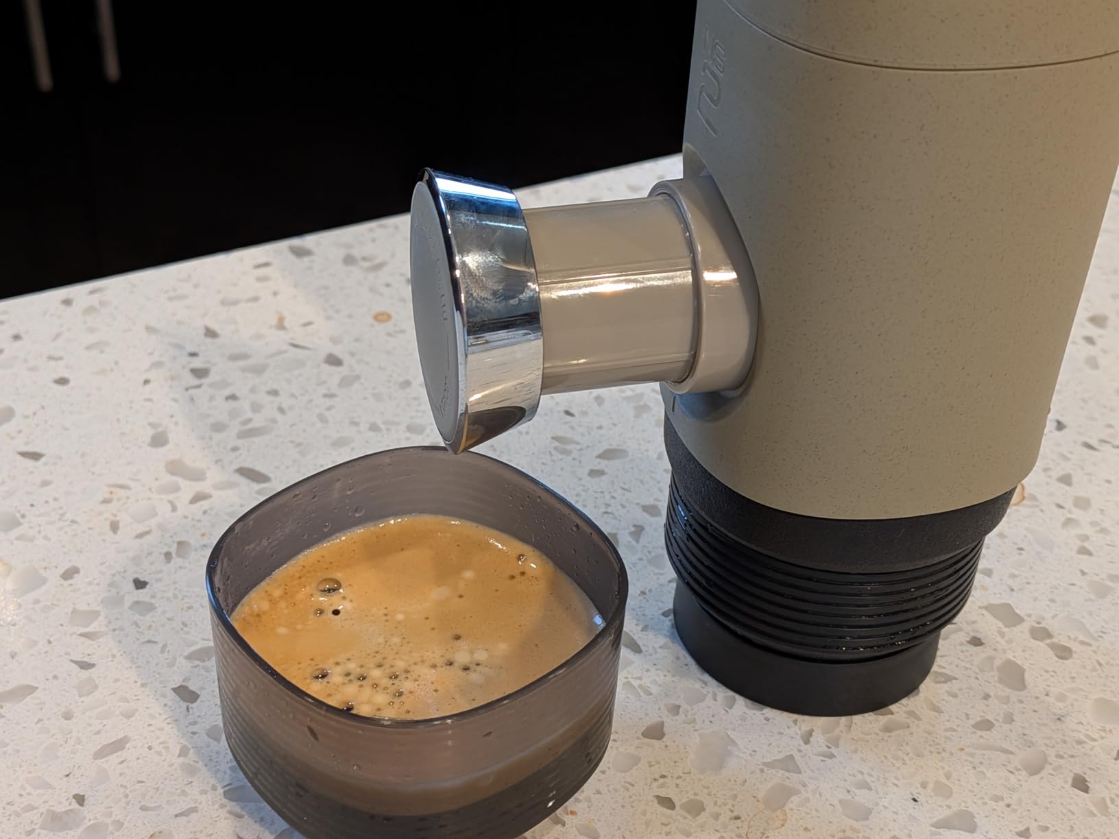 WACACO Minipresso NS2, Portable Espresso Machine, Compatible Original NS Capsules, Travel Coffee Maker, Manually Operated from Piston Action customer photo 1