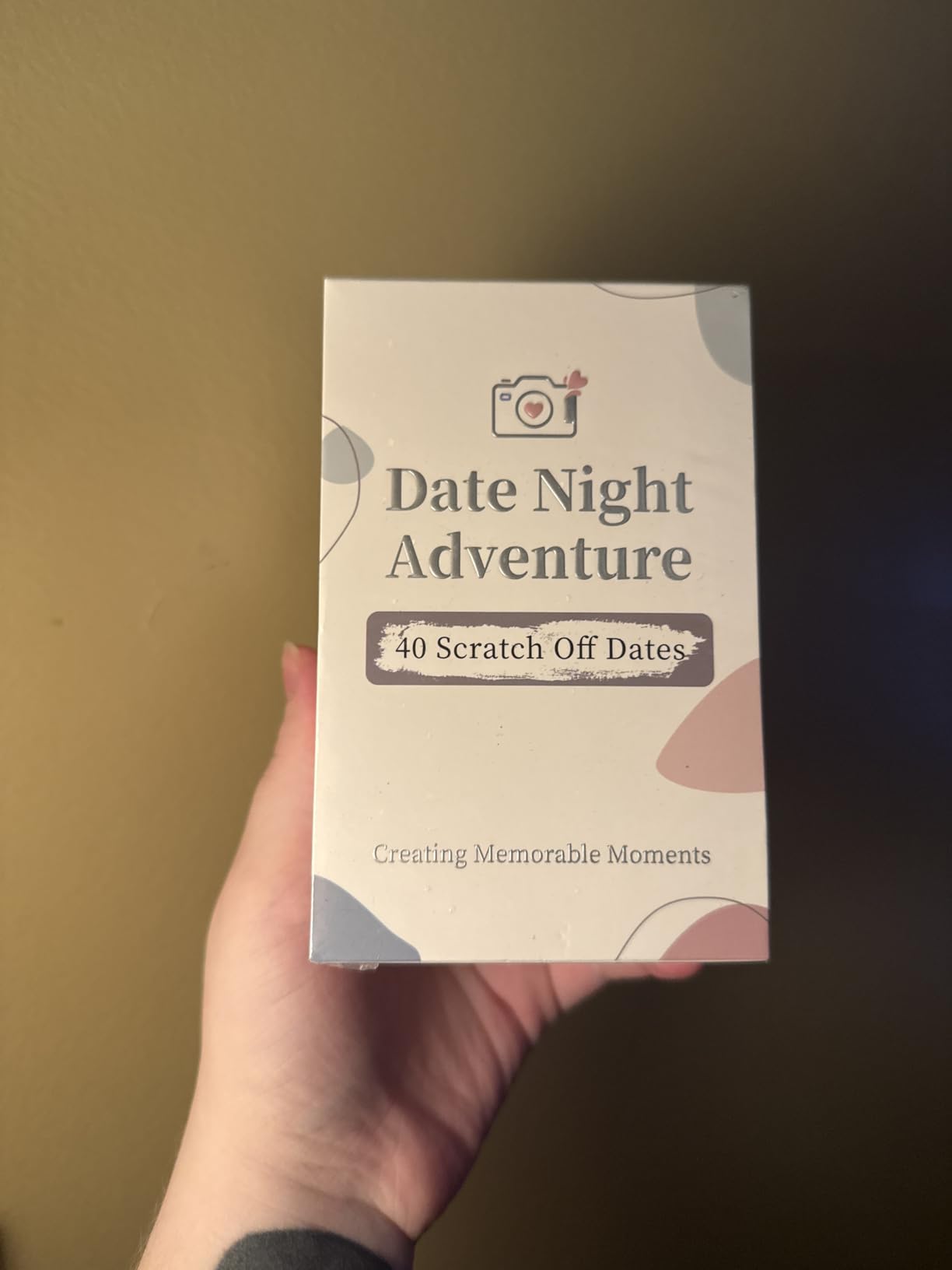 40 Fun Date Night Scratch Off Card Game Ideas, Couples Gifts for Wedding Anniversaries, Bridal Shower, Engagement, Romantic Valentines Day Gifts for Him, Her, Men, Boyfriend, Girlfriend, Husband, Wife customer photo 1