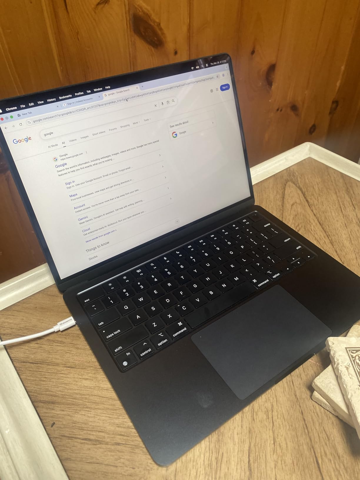 Apple 2022 MacBook Air with Apple M2 Chip, 13-inch, 8GB RAM, 256GB SSD Storage, Midnight (Renewed) customer photo 1