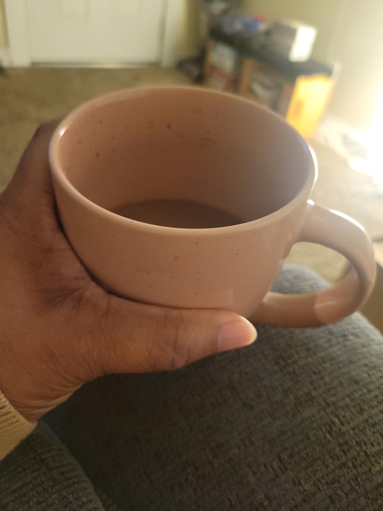 Morandi Color Ceramic Coffee Mugs Set of 6 (Large),18 oz Coffee Cups with Handle, Latte Mug, Big Mug for Women, Men, Great for Tea Hot Chocolate, Microwave Safe, Modern, Unique Style for Any Kitchen customer photo 1