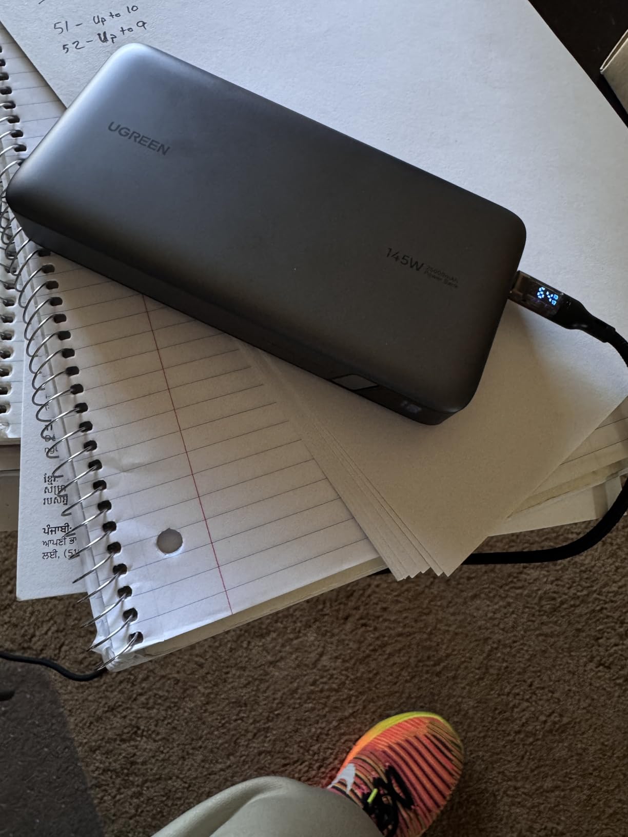 UGREEN Power Bank 25,000mAh 145W Laptop Portable Charger, Nexode 3-Port USB C PD Battery Pack customer photo 1