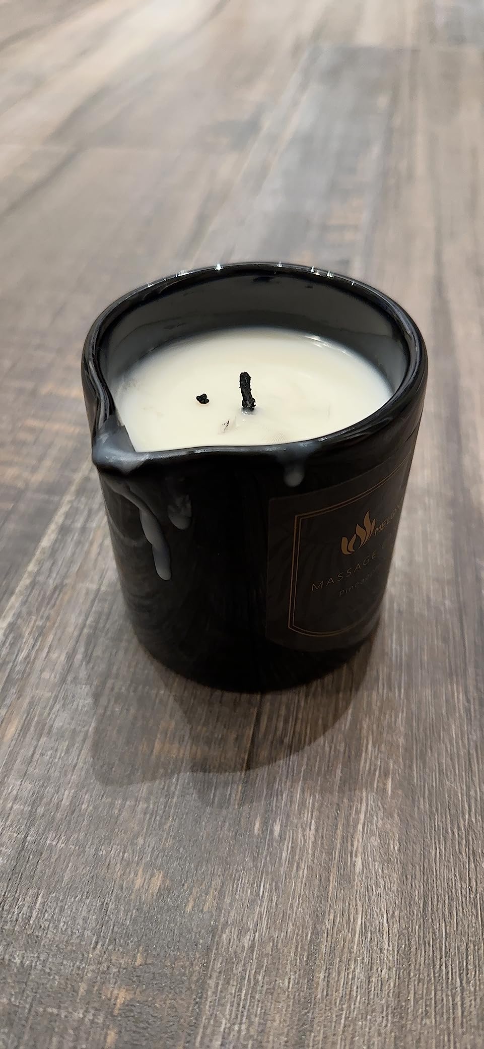 Organic Massage Candle for Couples, Home Scented Body Relaxing SPA Candles Luxury Gift Set Pack 4-9.4OZ(2.35OZ*4)-Tahiti,Blueberry Cake,Coffee Vodka,Caramel Whisky customer photo 1
