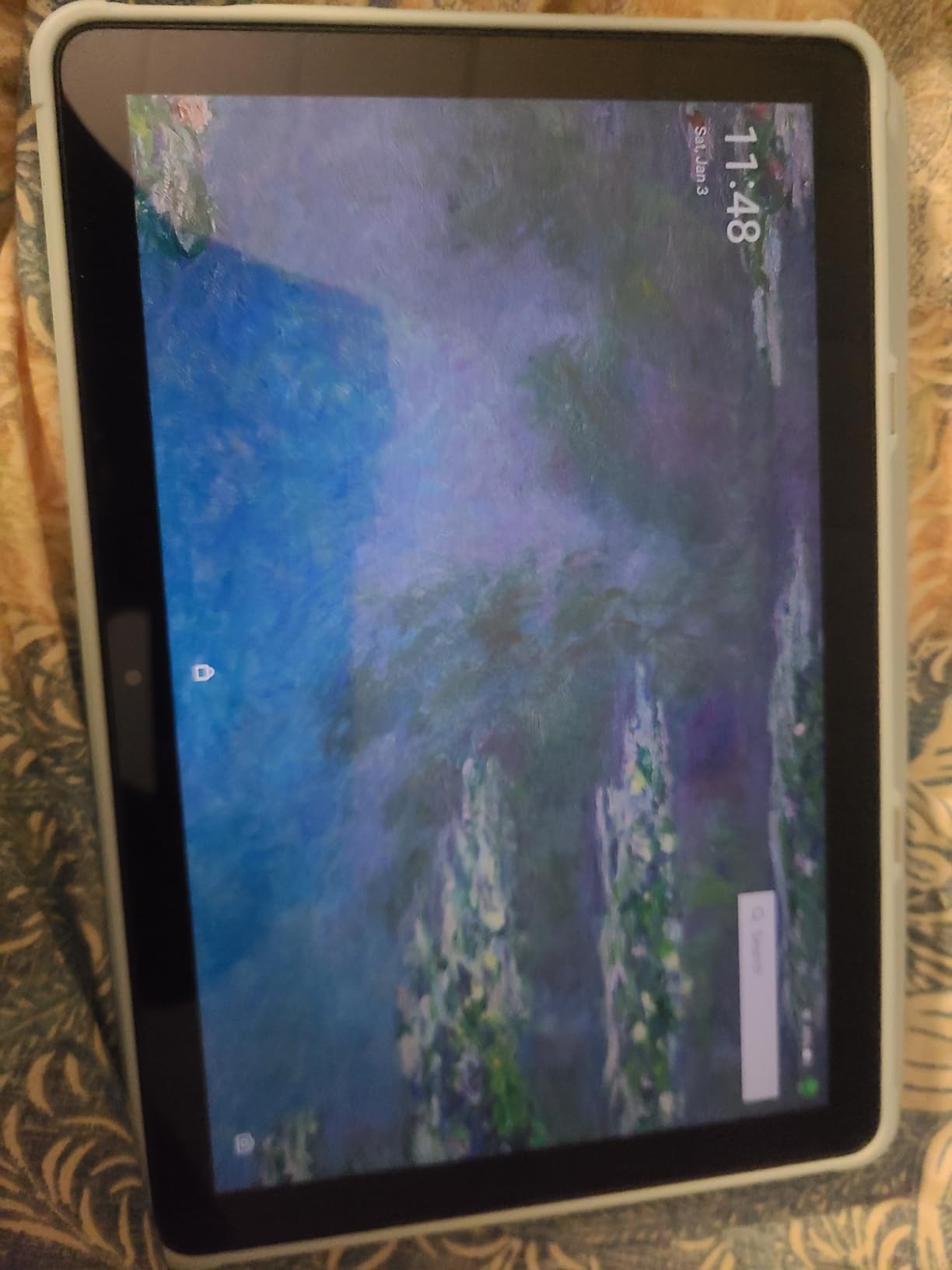 Like-New Amazon Fire HD 10 tablet (newest model) built for relaxation, 10.1