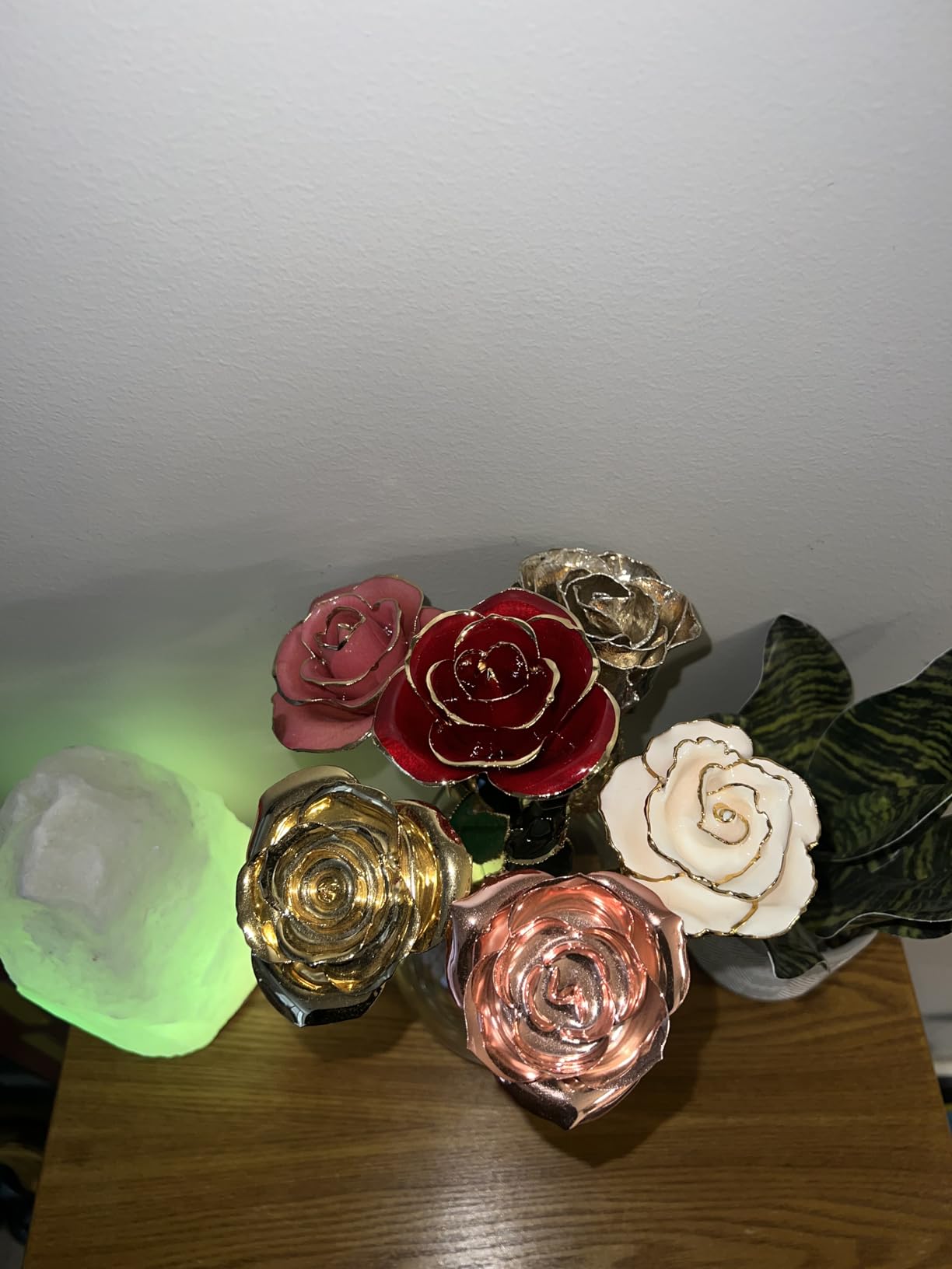 Gold Dipped Rose Real 24K Gold Rose, Genuine One of a Kind Rose Hand Dipped in 24K Golden Roses Romantic Gifts for Women in Her Birthday Anniversary Valentines Day Mothers Day customer photo 1