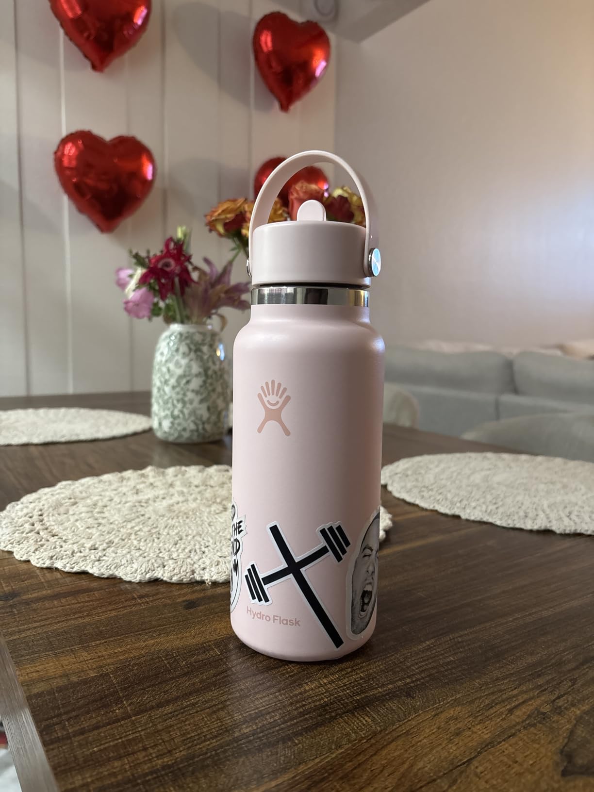 Hydro Flask Water Bottle - Insulated Stainless Steel - Wide Straw Lid, Non Spill, Leakproof in 40 Oz customer photo 2