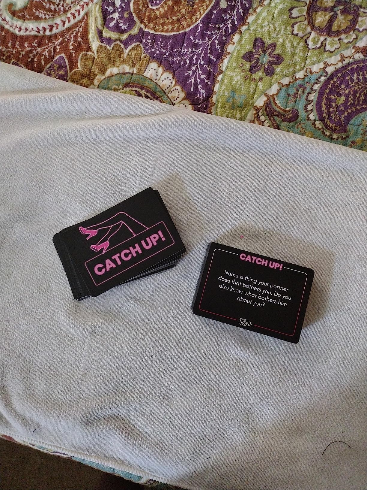 BETTER US Catch UP! Spicy Girls Night Card Game - Valentine's & Galentine's Gift | 18+ Conversation Starters for Women | Adult Games & Bachelorette Party customer photo 2