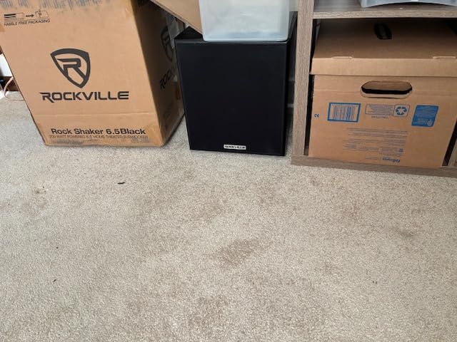 Rockville Rock Shaker 6.5 Black 200W Peak/100W RMS Powered Home Theater Subwoofer, Class-D, Adjustable Crossover customer photo 1
