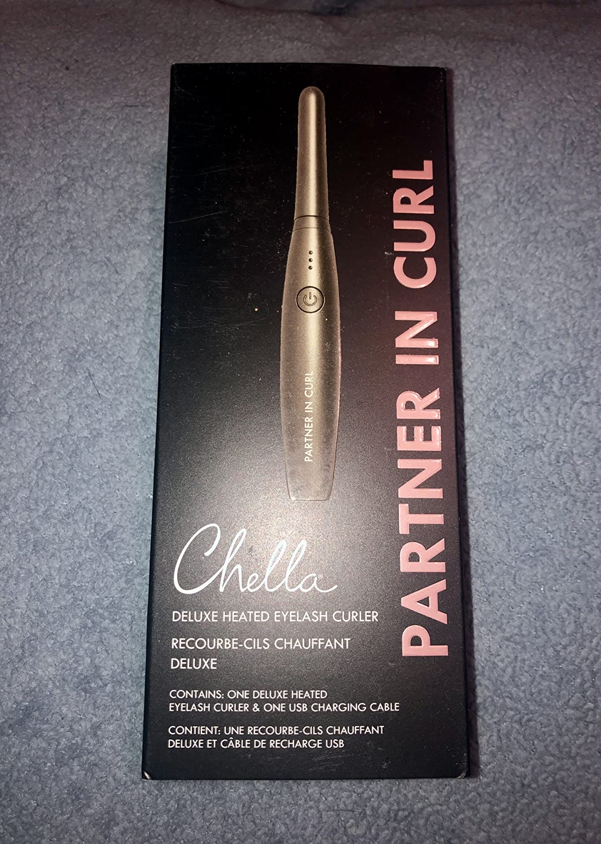 Chella Deluxe Heated Eyelash Curler with USB re-Chargeable Battery - Safe and Gentle Won't Damage Your Eyelashes (USB Re-Chargeable) customer photo 2