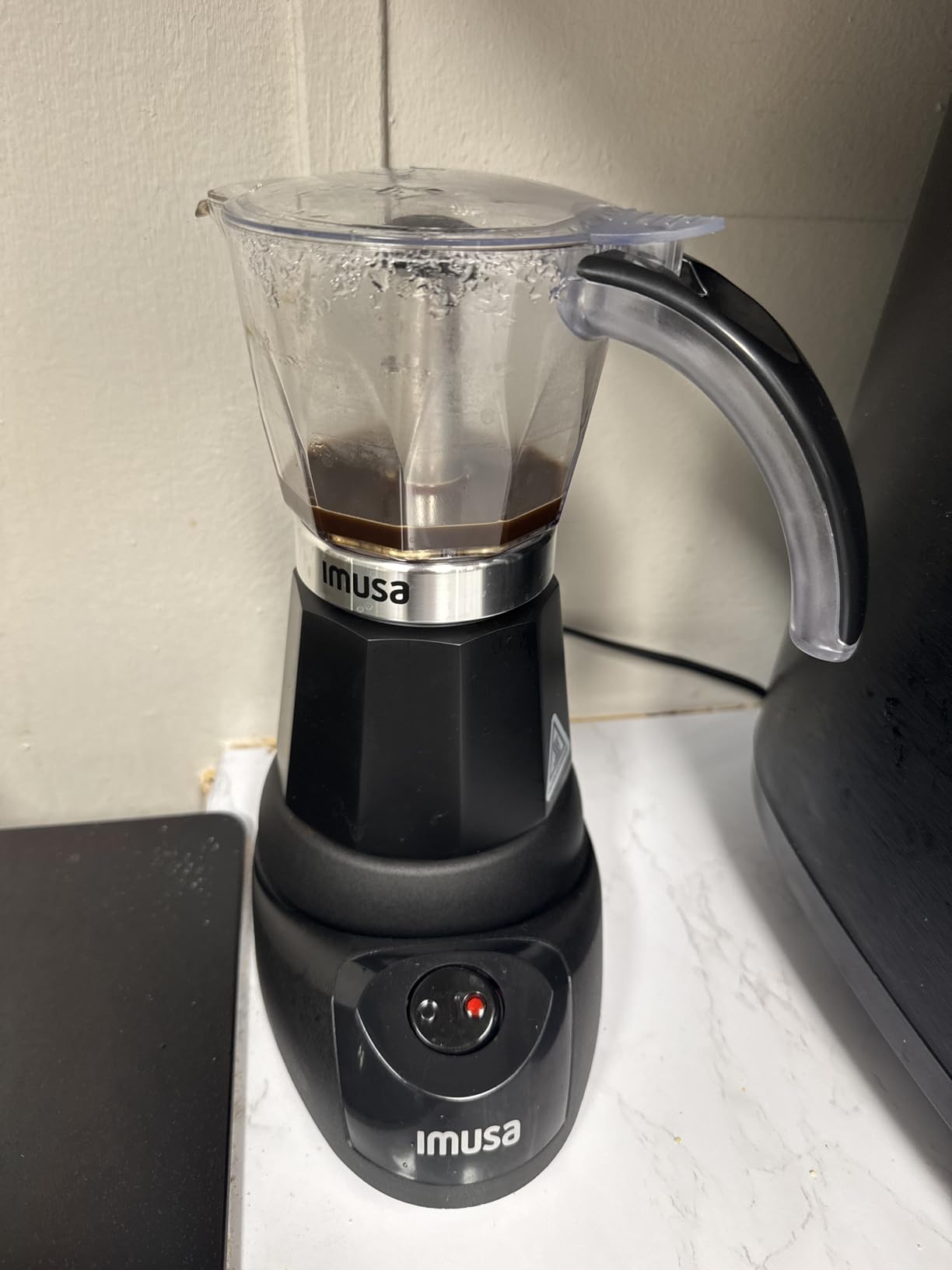 IMUSA 6 or 3 Cup Electric Espresso Maker Black Coffee Machine for Cuban Coffee, Moka and Espresso Drinks customer photo 1