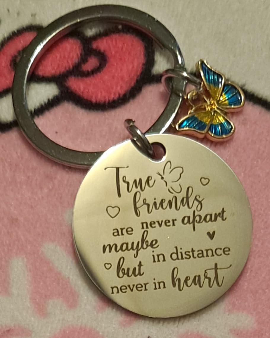 Ouligay Best Friend Keychain Friendship Gifts for Women Bestfriend Birthday Gifts for Women Bff Bestie Long Distance Friendship Best Friend Graduation Coworker Leaving Going Away Goodbye Farewell Gift customer photo 1