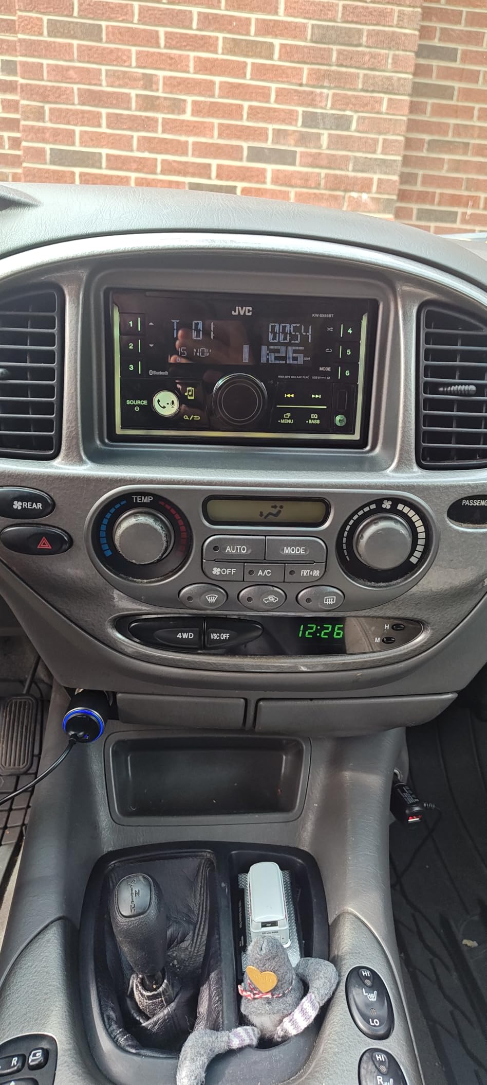 JVC KW-SX88BT Bluetooth Double Din Digital Media Car Stereo with Shallow Chassis, Variable Color Dsplay, Front USB and Aux, Powerful Amplifier, AM/FM Radio, Perfect OEM Replacement for Your Vehicle customer photo 1