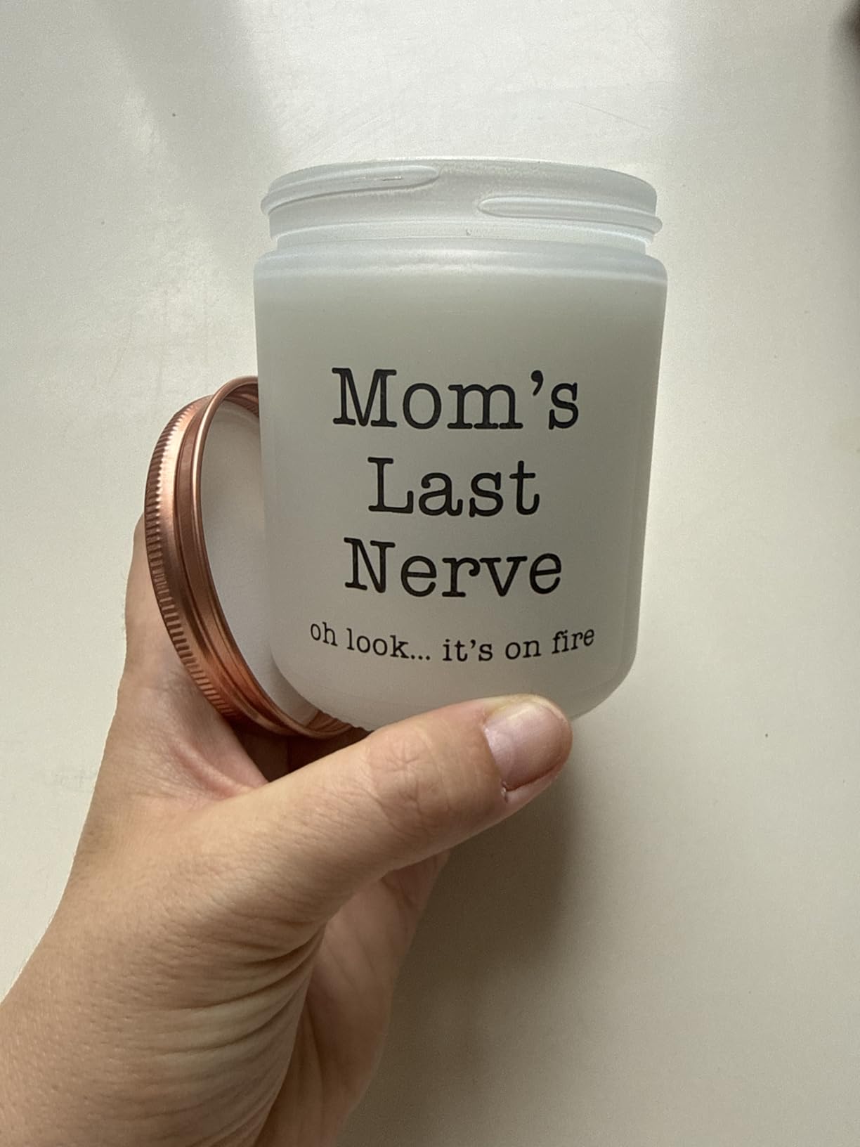 Homsolver Gifts for Women, Men, Friends, Sister, Bestie, Christmas Birthday Candles for Her Him, Unique Friendship Gift for Friend, Miss Your Face Scented Candle customer photo 1