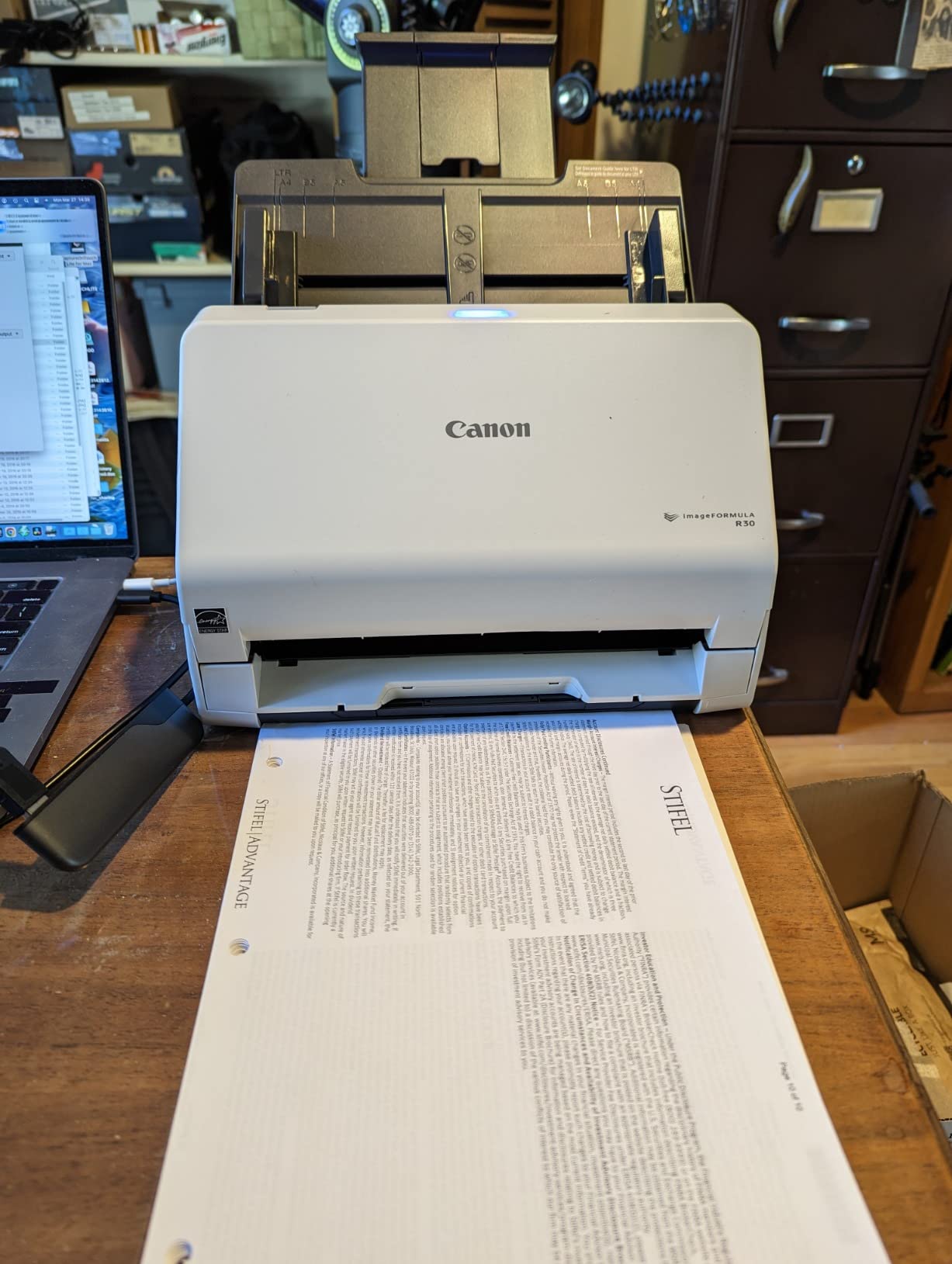 Canon imageFORMULA R30 - Office Document Scanner, Auto Document Feeder, Duplex Scanning customer photo 2